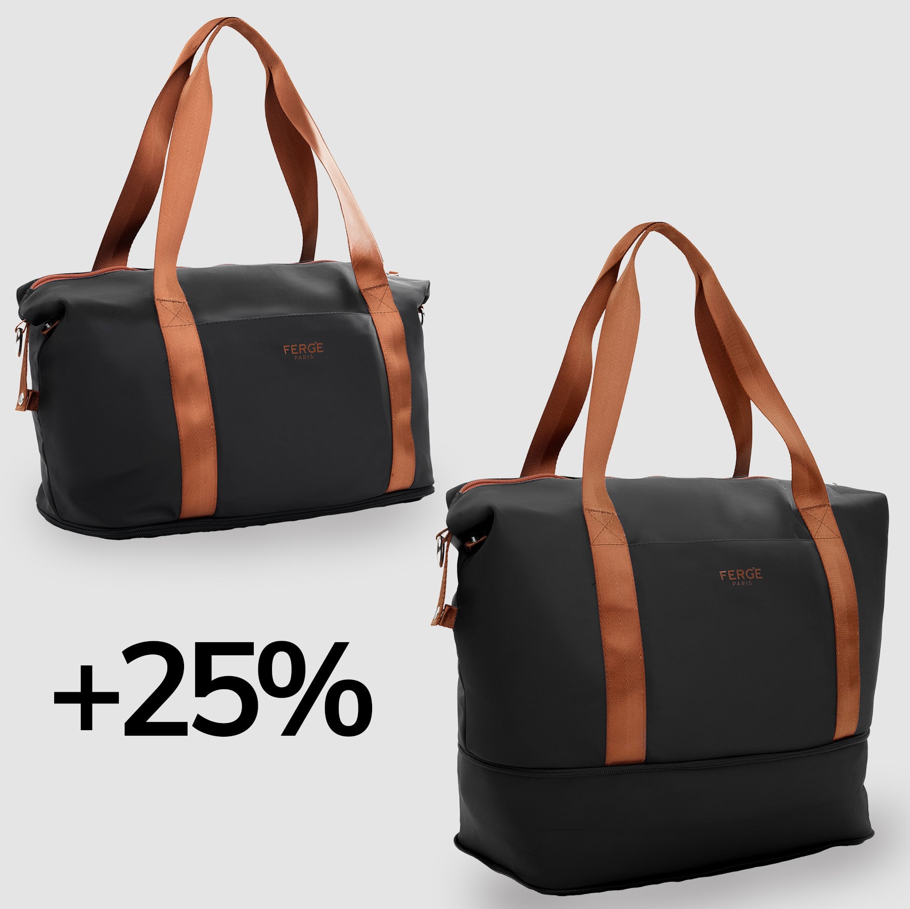 FERGÉ Reisetasche MILANO Handgepäck in blau, schwarz 7