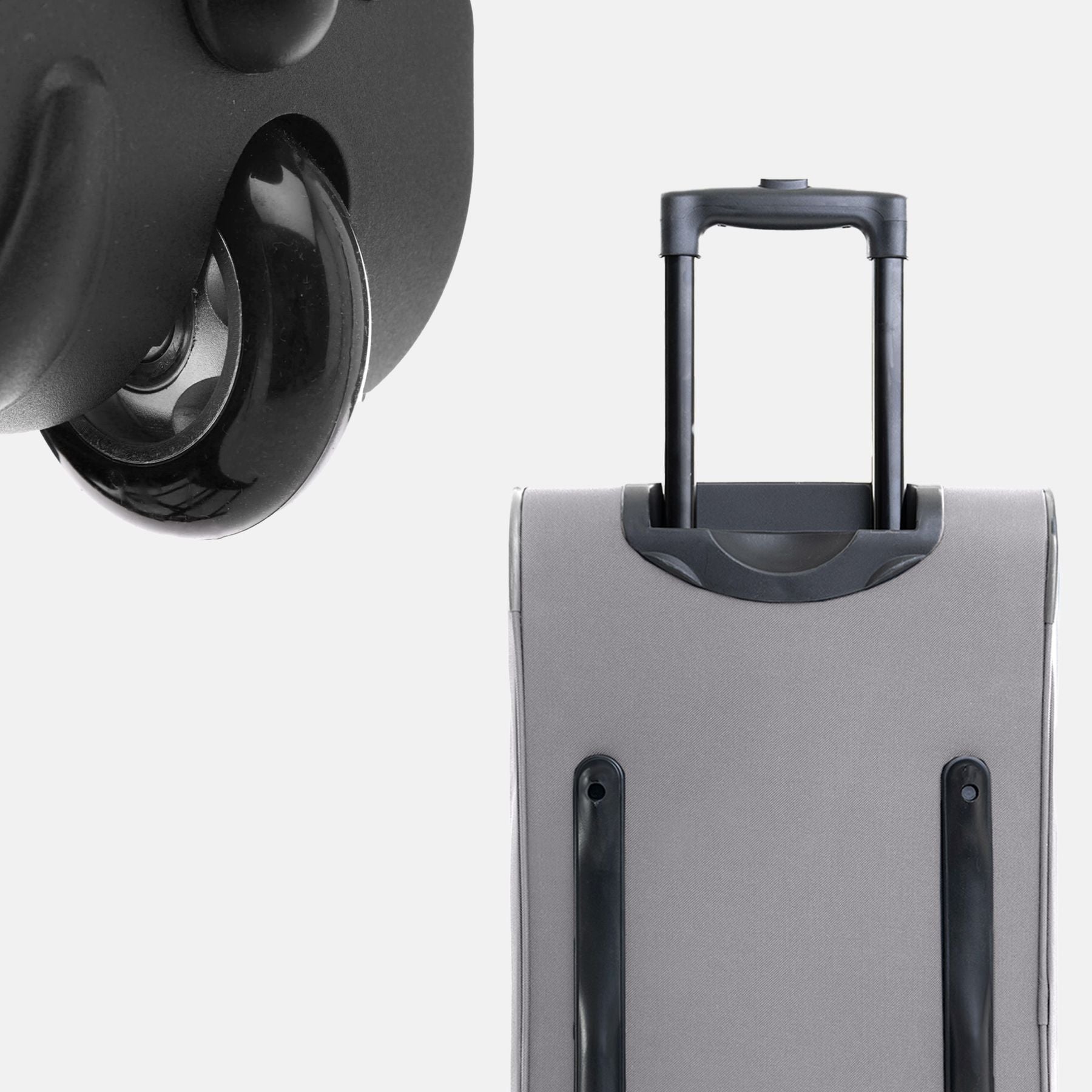 FERGÉ Reisetasche mit Schuhfach und Trolley 46978