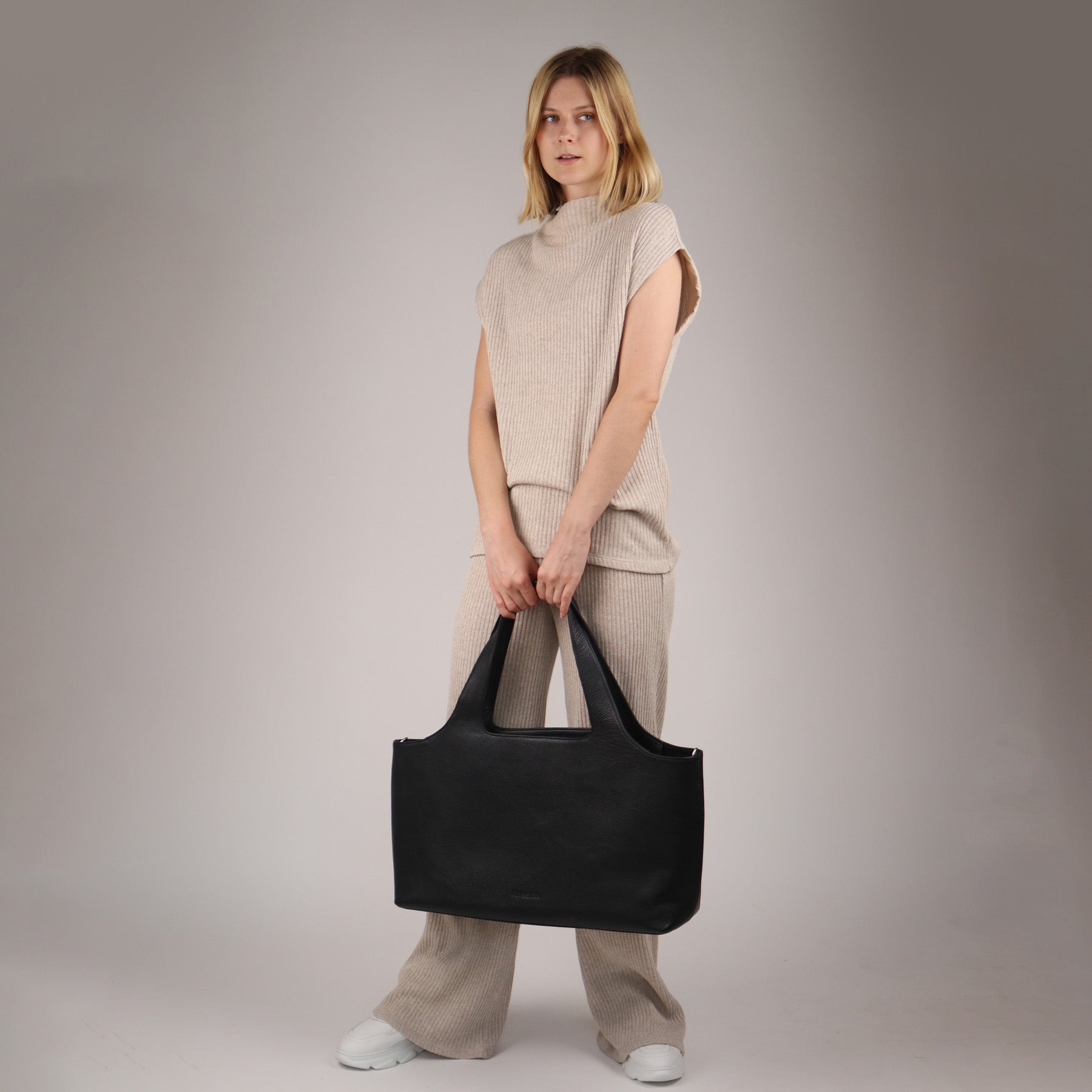 FEYNSINN BERLIN System Add On Tote Leder-16 NEA schwarz 41868