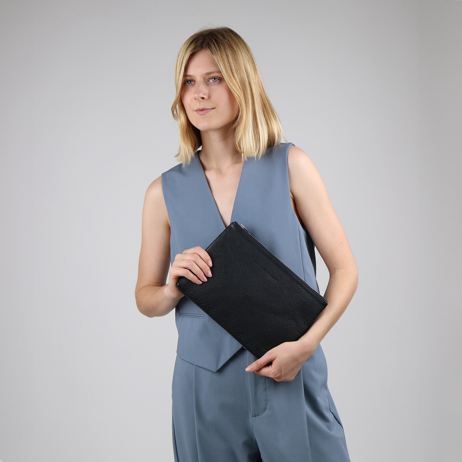 FEYNSINN BERLIN System Add On Tote Leder-16 NEA schwarz 41493