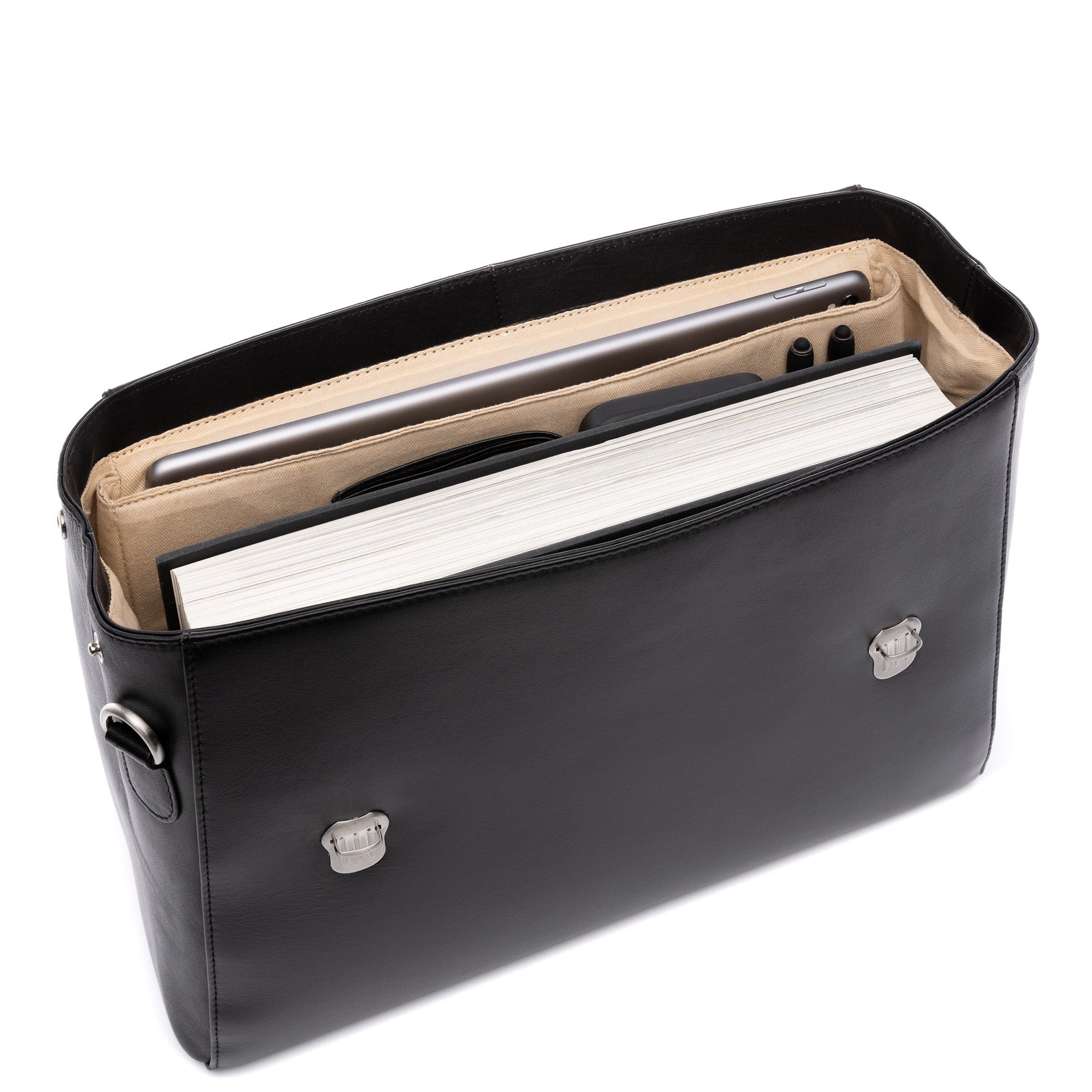 FEYNSINN BERLIN Businesstasche Leder ELLEN schwarz 44291