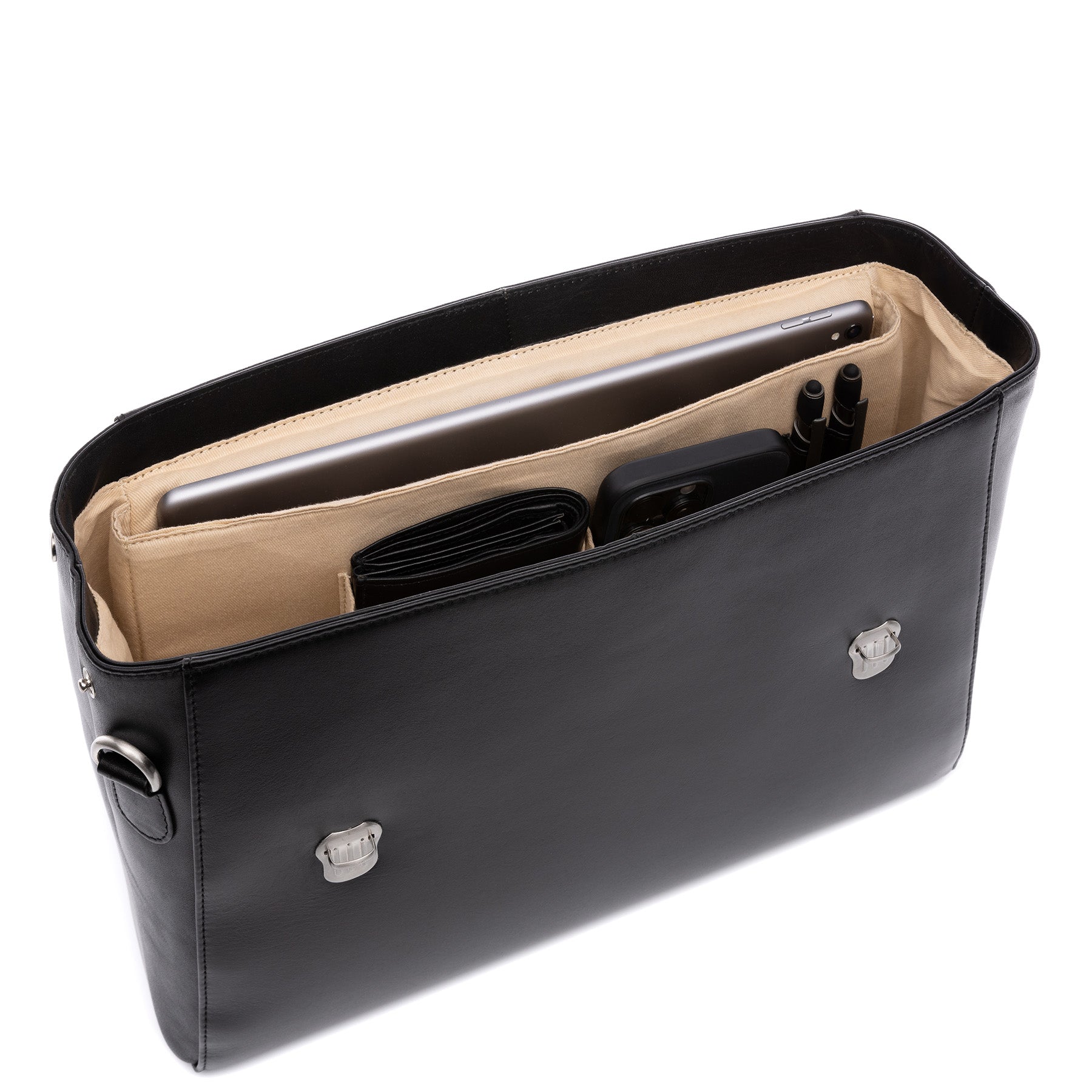 FEYNSINN BERLIN Businesstasche Leder ELLEN schwarz 44292