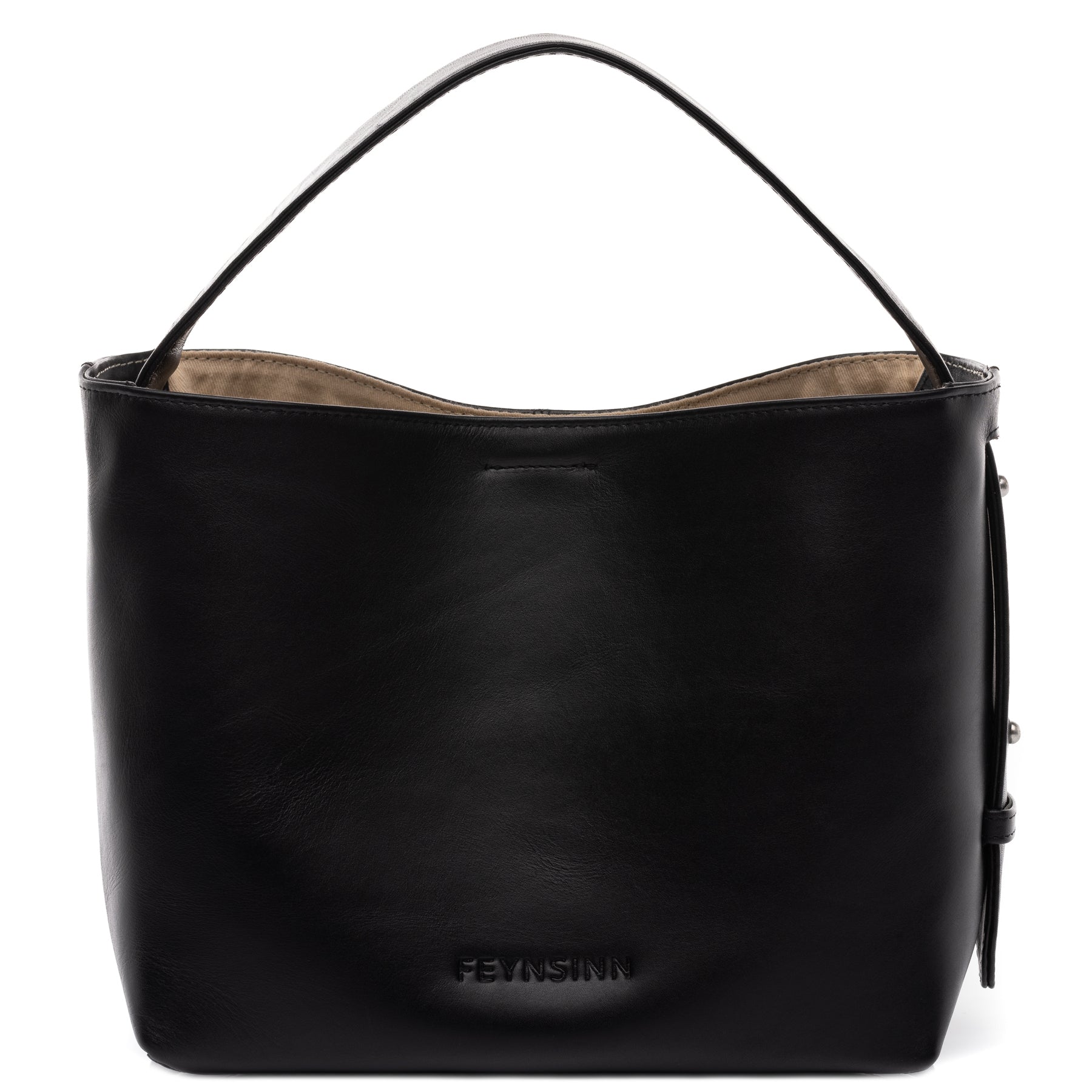 FEYNSINN BERLIN Hobo Bag Leder FINJA schwarz 