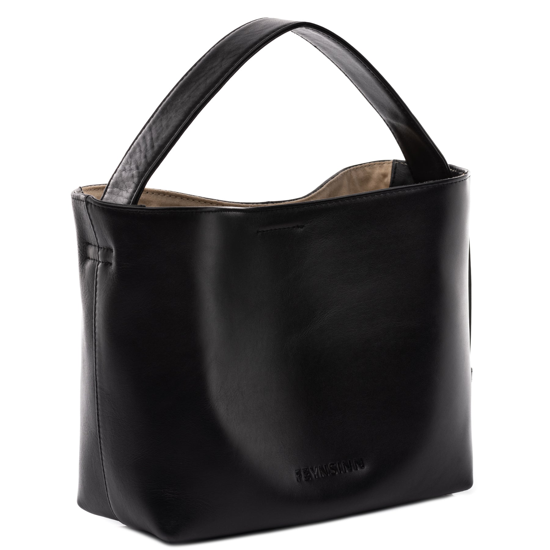 FEYNSINN BERLIN Hobo Bag Leder FINJA schwarz 