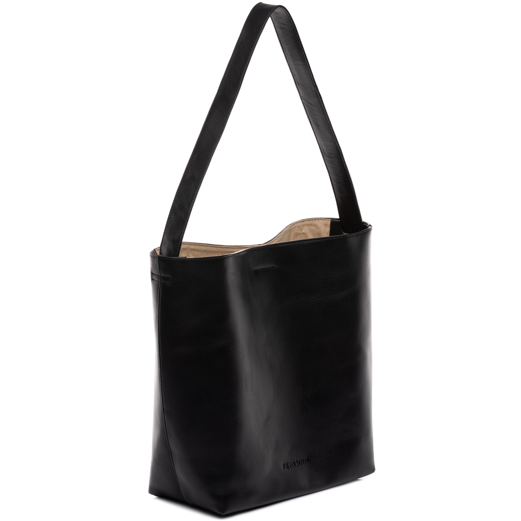 FEYNSINN BERLIN Hobo Bag Leder FINJA schwarz Schultertasche 42709