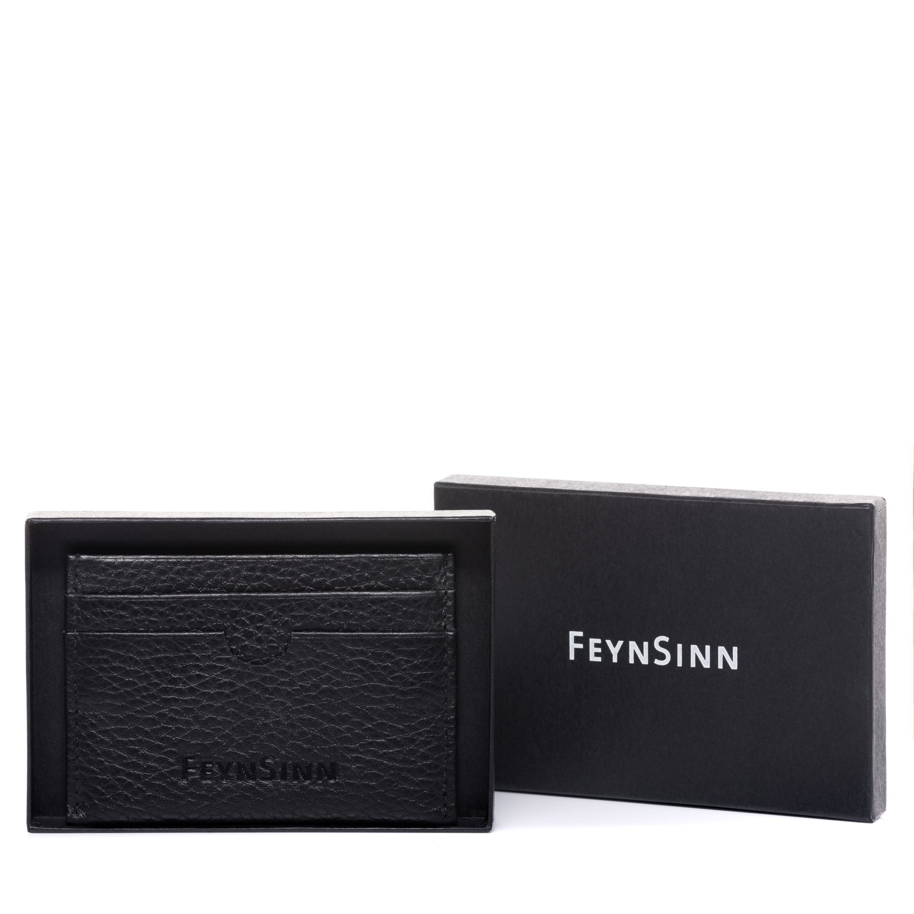FEYNSINN BERLIN Kartenhalter Leder klein ADA schwarz 41914
