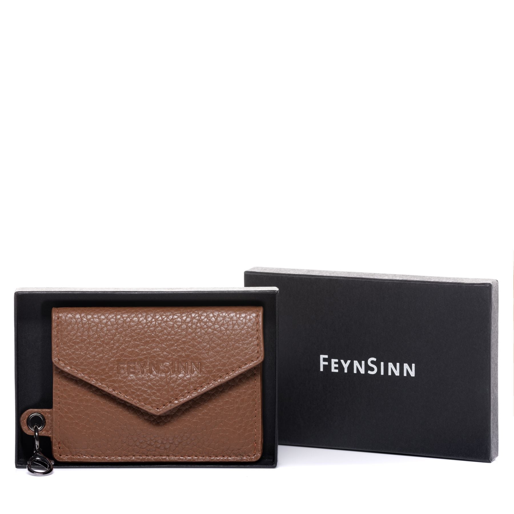 FEYNSINN BERLIN Kartenhalter Leder klein NOVA schwarz 41880