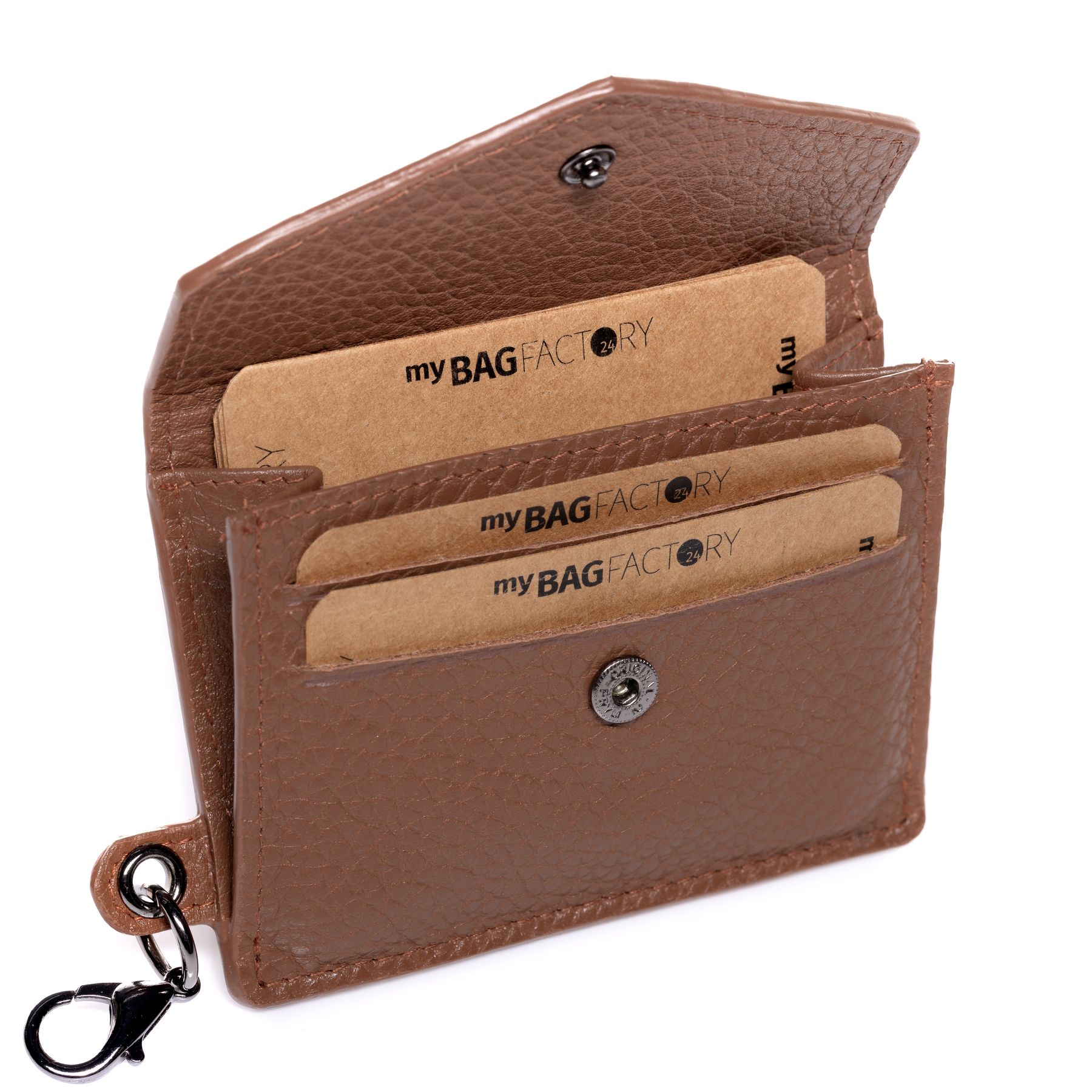 FEYNSINN BERLIN Kartenhalter Leder klein NOVA schwarz 41885