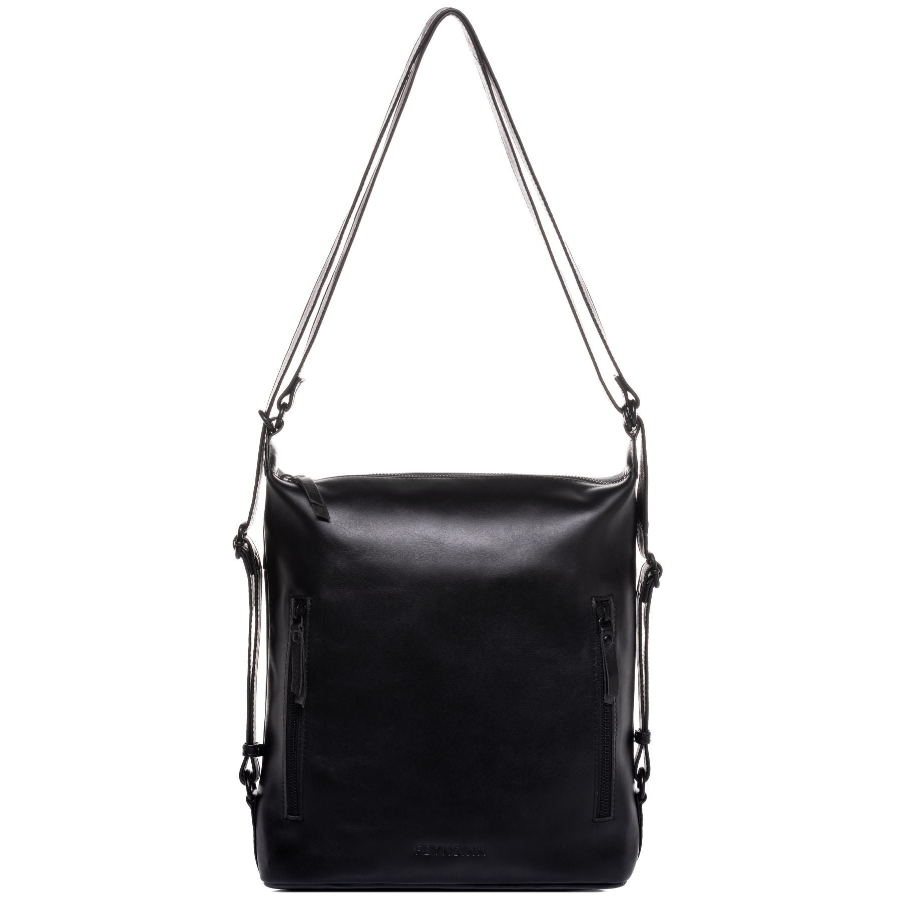 FEYNSINN BERLIN 2in1 crossbody Rucksack Leder AYA schwarz 41791