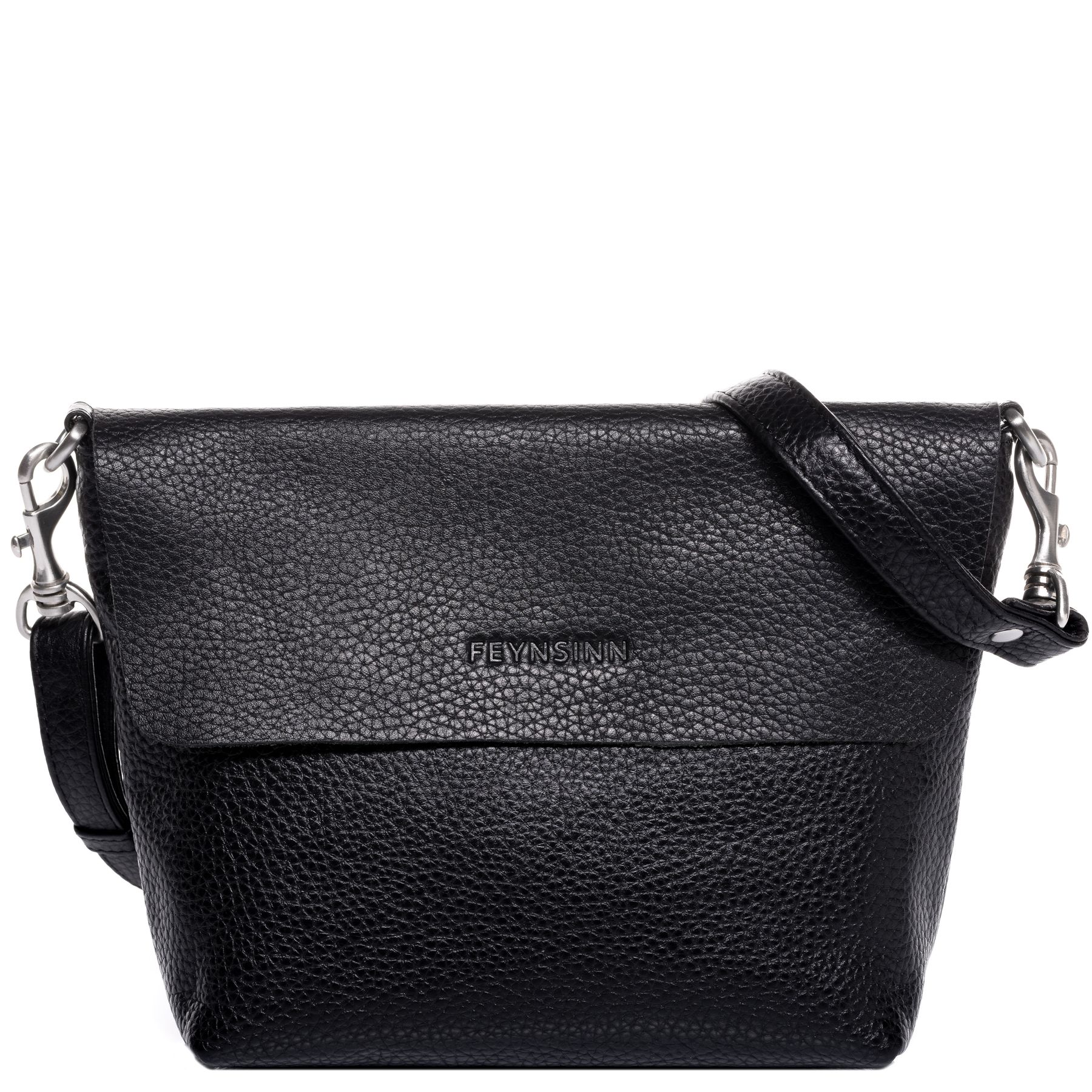 FEYNSINN BERLIN Schultertasche Leder & Umhängetasche Leder klein LIVA schwarz 41841