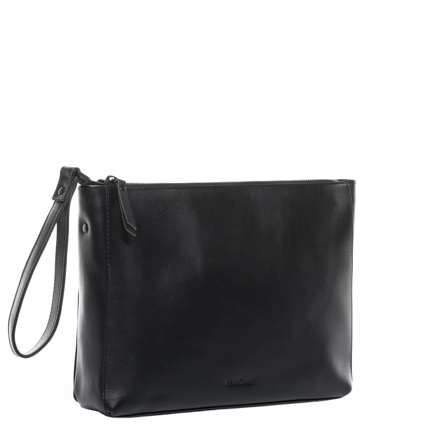 FEYNSINN BERLIN Schultertasche Leder & Clutch Leder JEMMA schwarz 36630