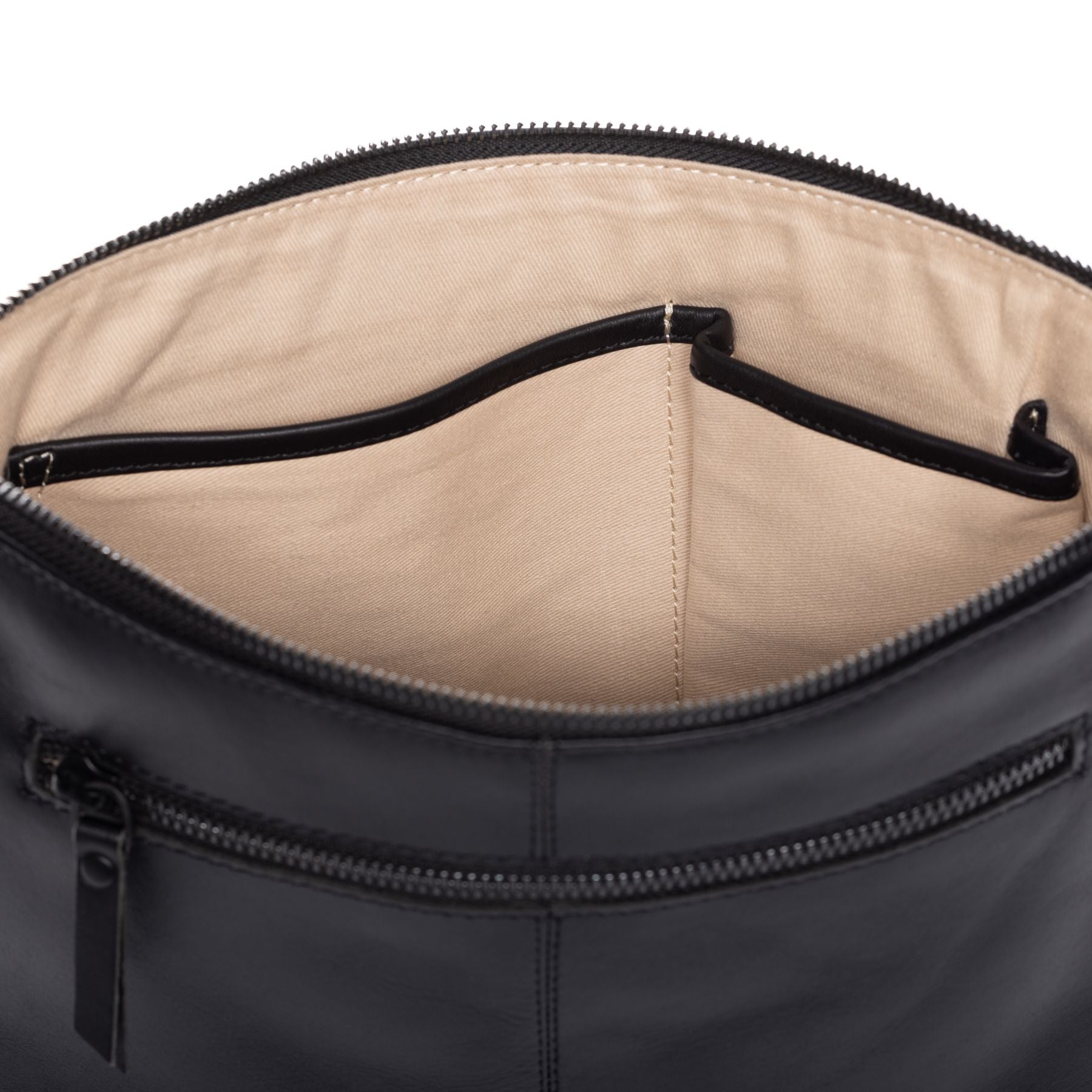 FEYNSINN BERLIN Schultertasche Leder & Clutch Leder JEMMA schwarz 36631