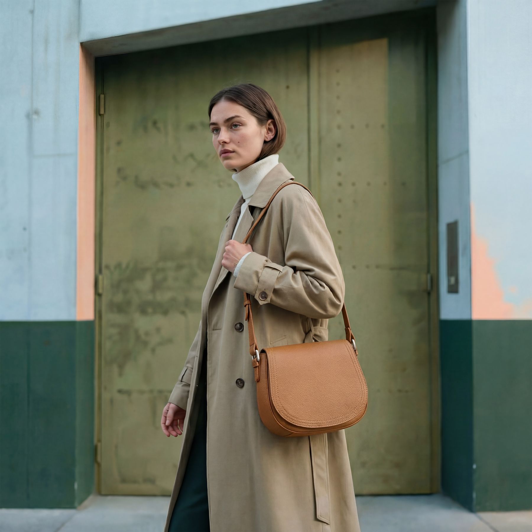 Schoudertas SUKI Schoudertas leer