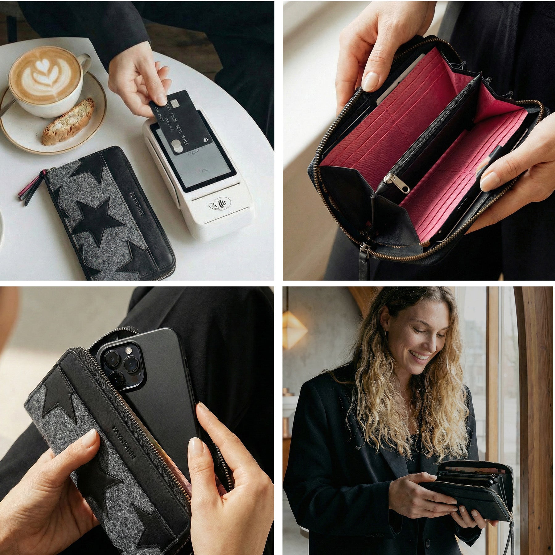 Geldbeutel-Leder-schwarz-grau-8-Collage