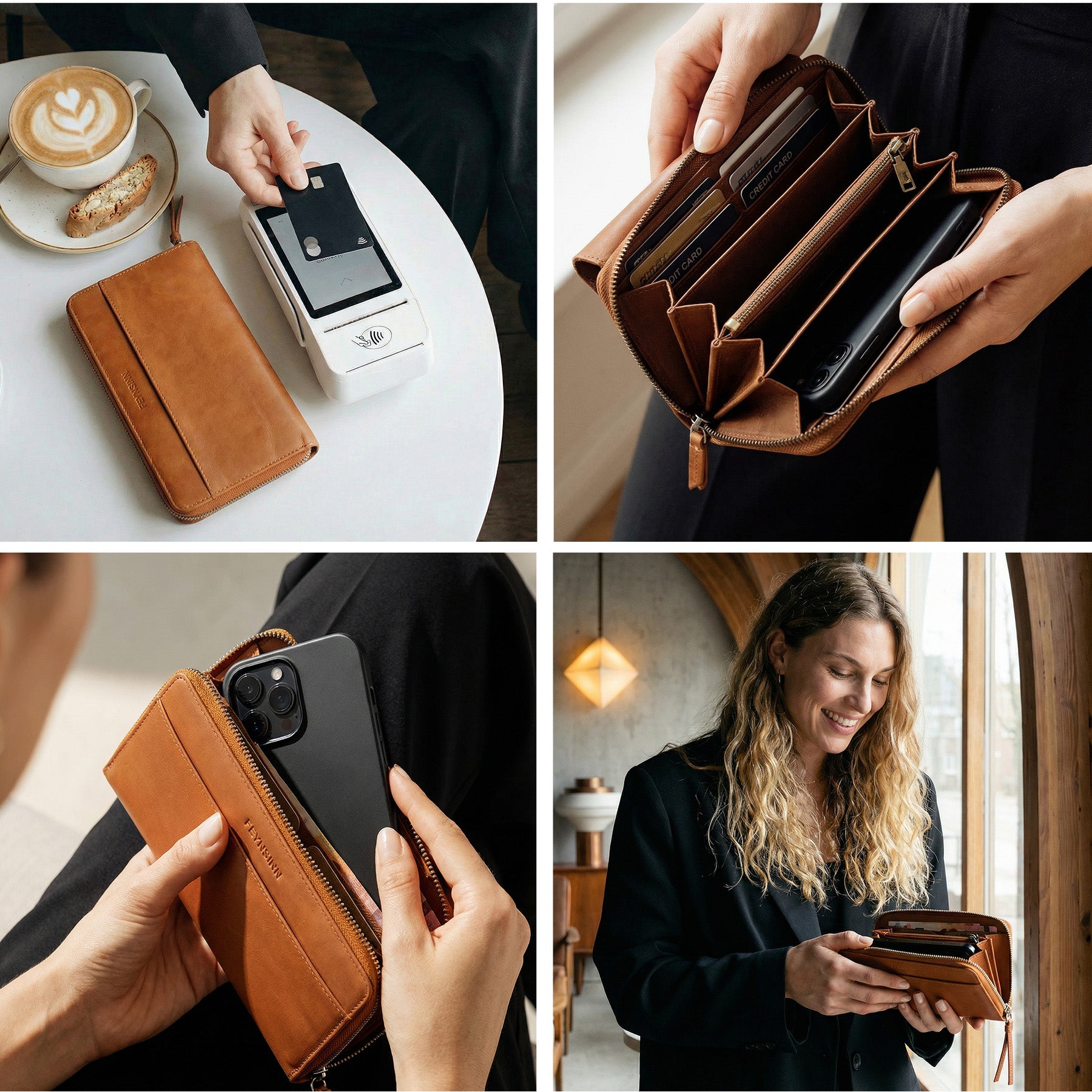 Geldbeutel-Leder-braun-8-Collage