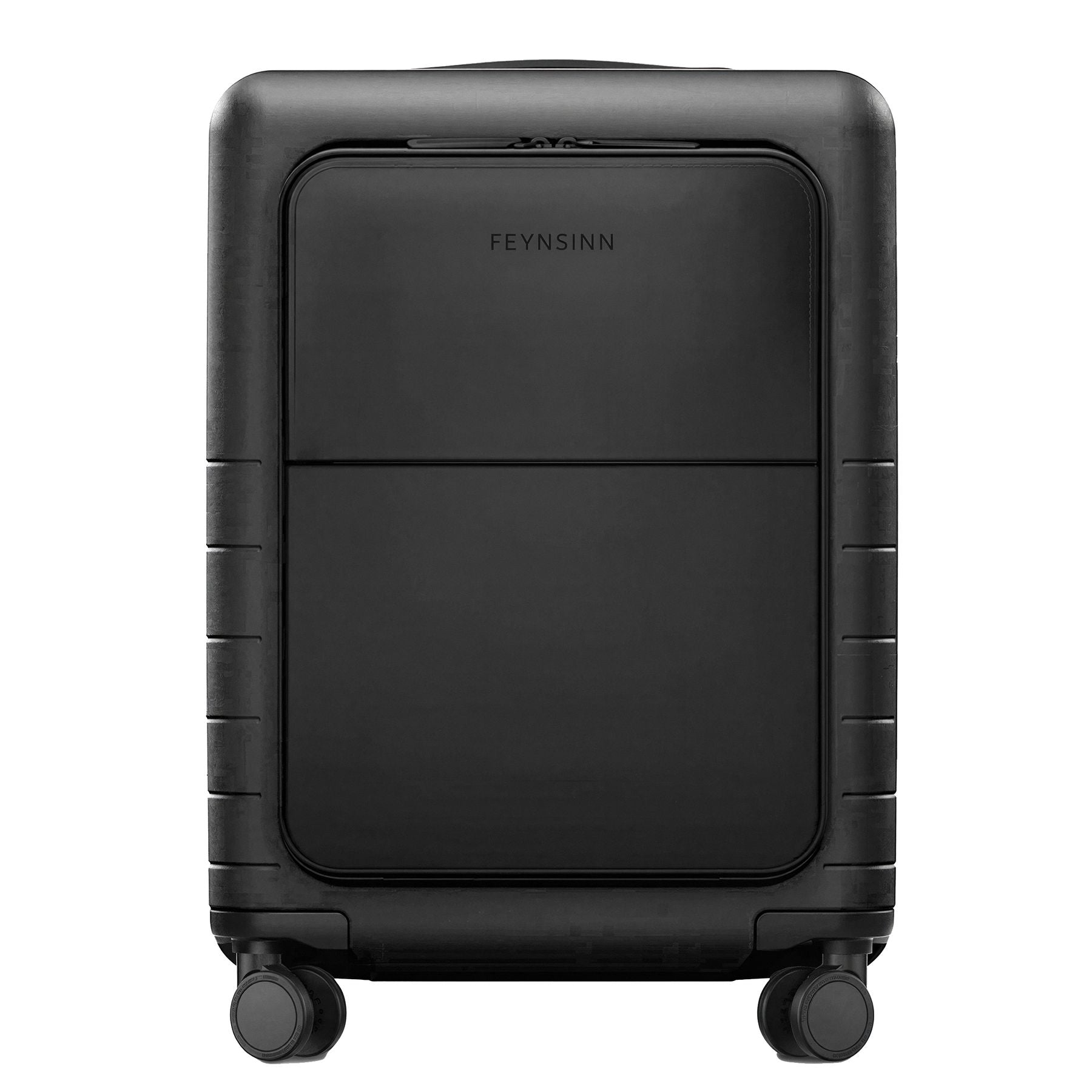 FEYNSINN Handbagagekoffer RYKER met voorvak zwart beige olijfgroen Reiskoffer Cabine trolley Harde schaal 4 wielen