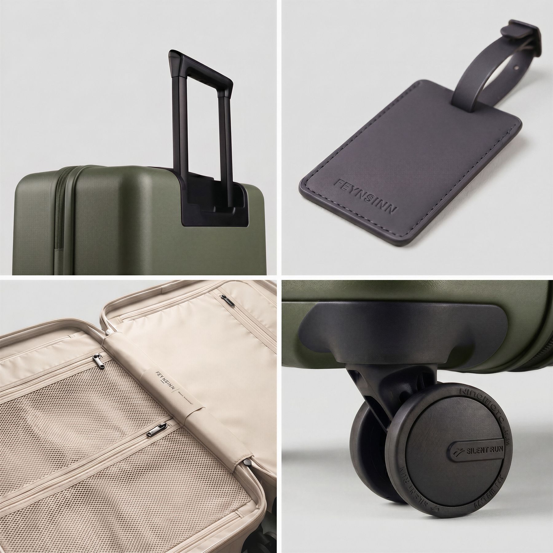 RYKER & DAG Travel Set Olive Details 1