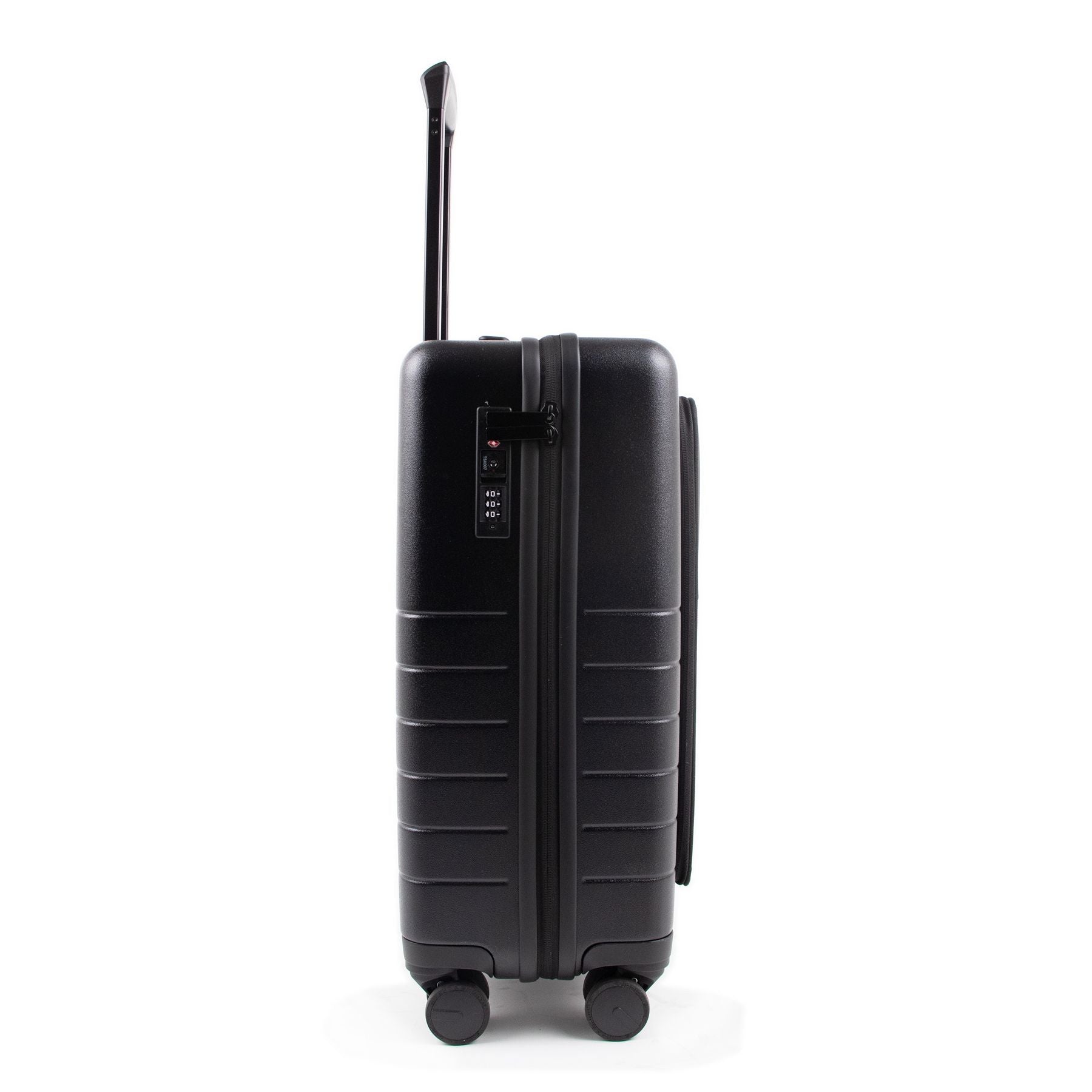 FEYNSINN carry-on suitcase RYKER with front compartment black beige olive travel suitcase cabin trolley hard shell 4 wheels