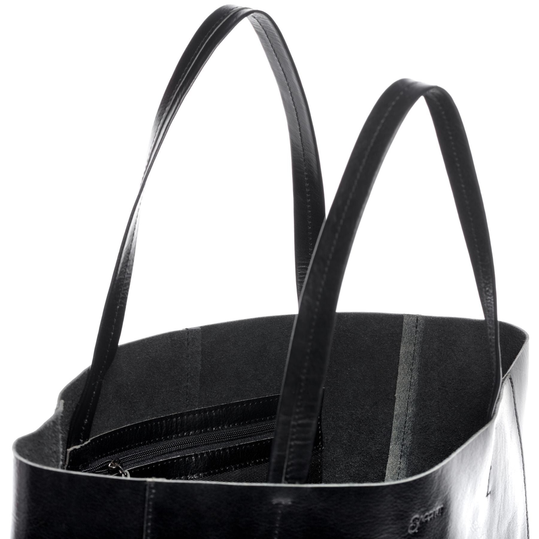 FEYNSINN BERLIN Schultertasche Leder XL AURI schwarz 33576