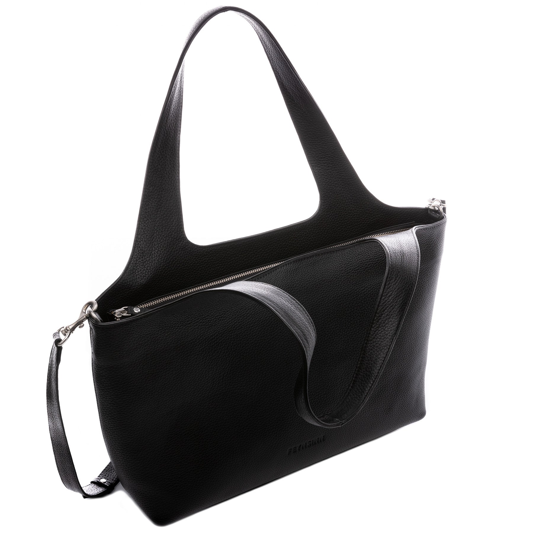 FEYNSINN Handtasche Leder NEA schwarz Ledertasche 44314