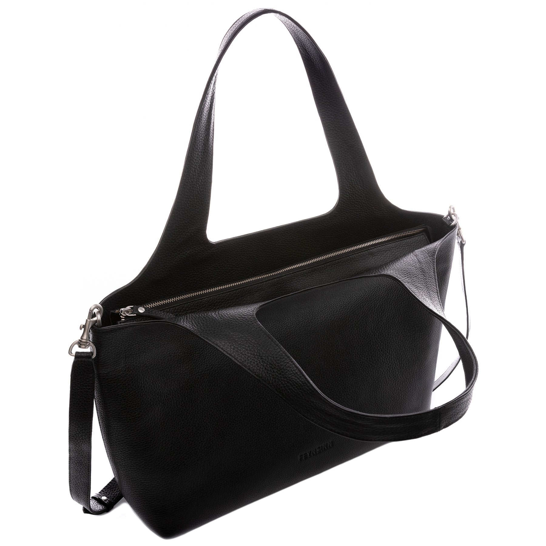 FEYNSINN Handtasche Leder NEA schwarz Ledertasche 44317