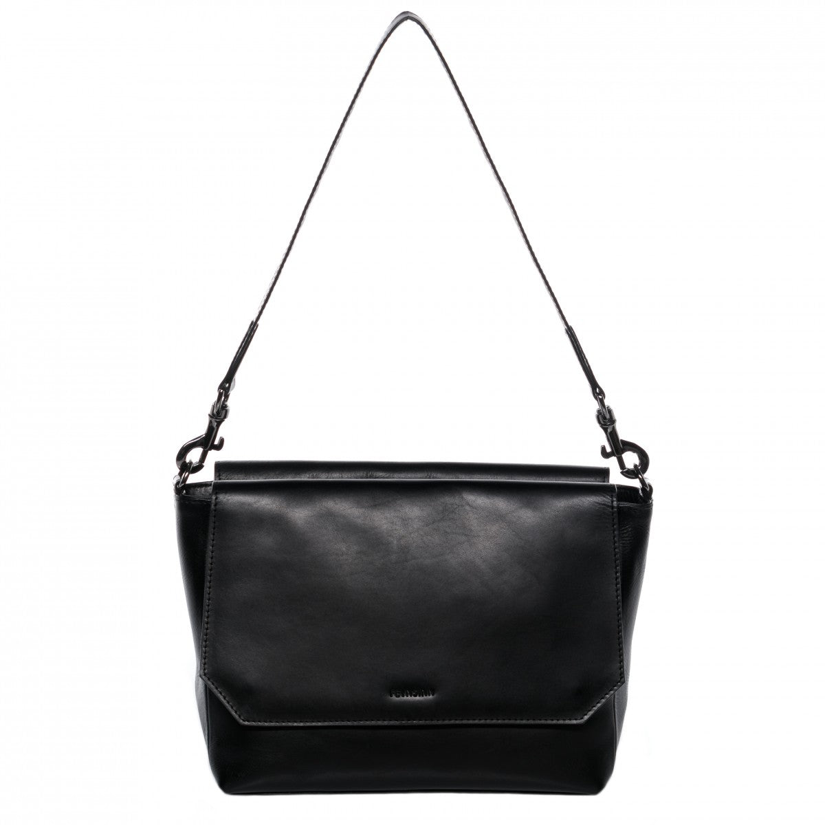 FEYNSINN BERLIN Schultertasche Leder ARNIK schwarz 12442