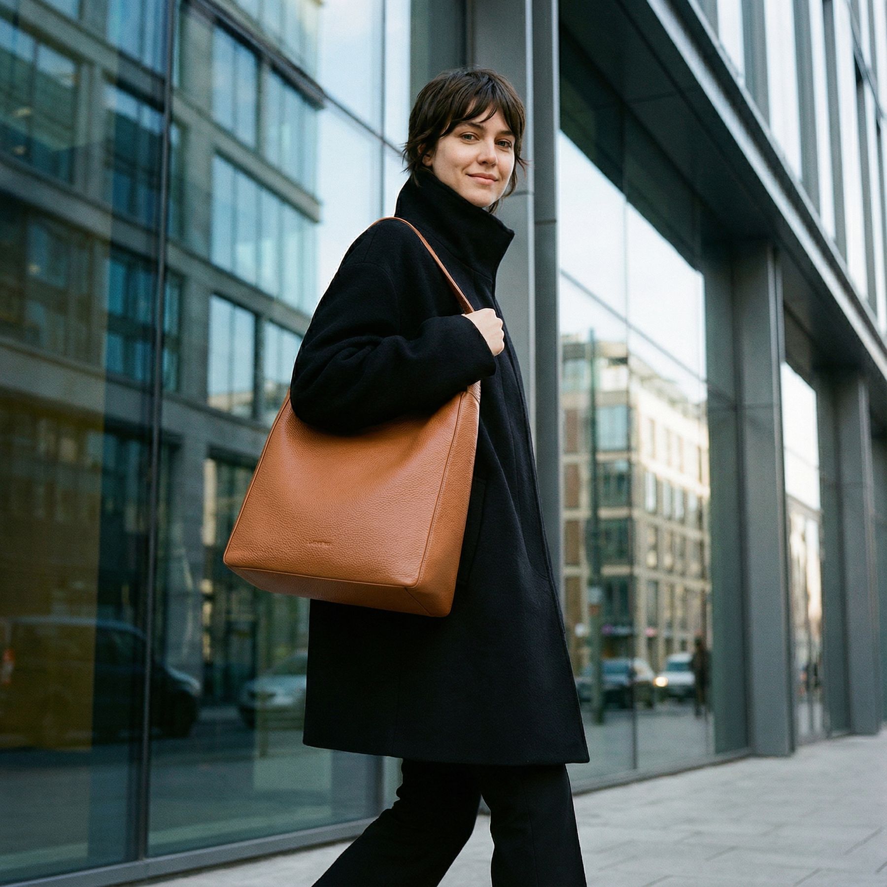 Hobo Bag NOE Rambler Leder