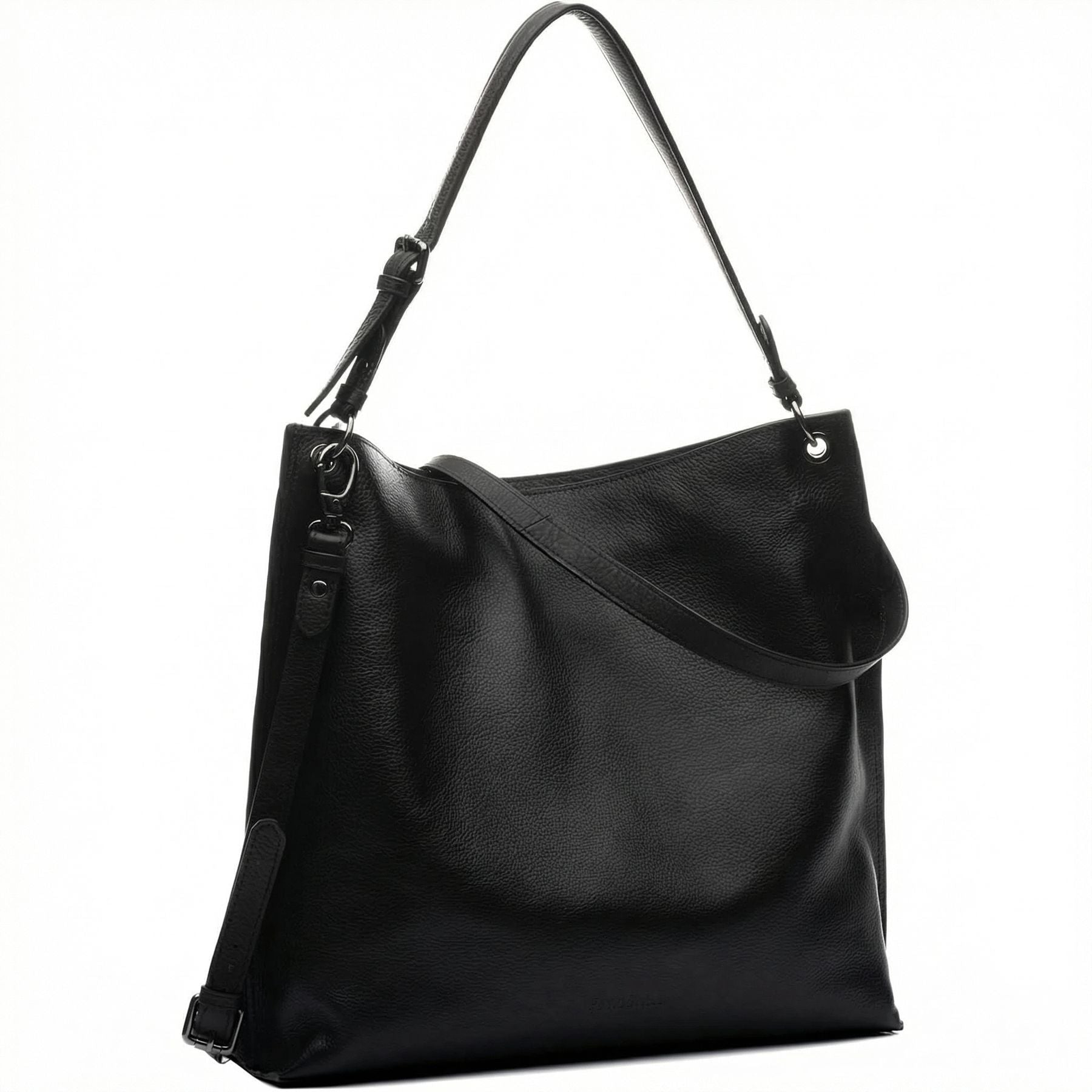 FEYNSINN Hobo Bag Leder JUNA schwarz 39146