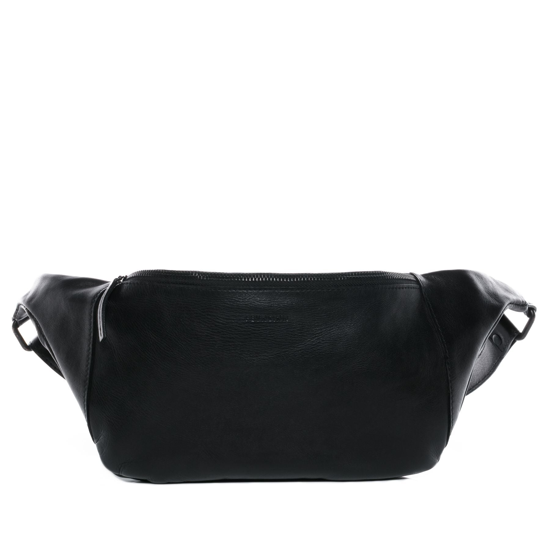 FEYNSINN BERLIN Hüfttasche & Umhängetasche Leder XL MILLA schwarz 22055