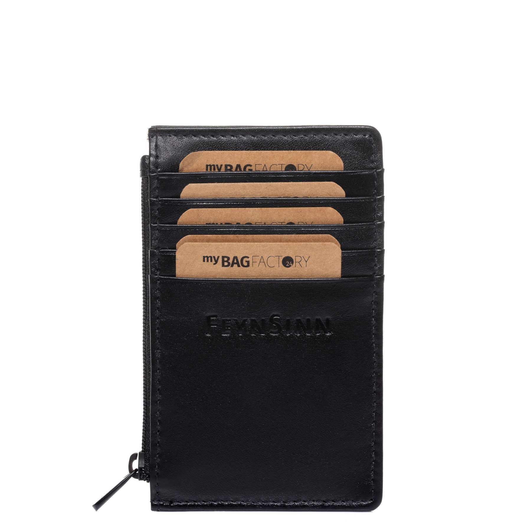 FEYNSINN BERLIN Kartenhalter Leder RIGA schwarz 41776