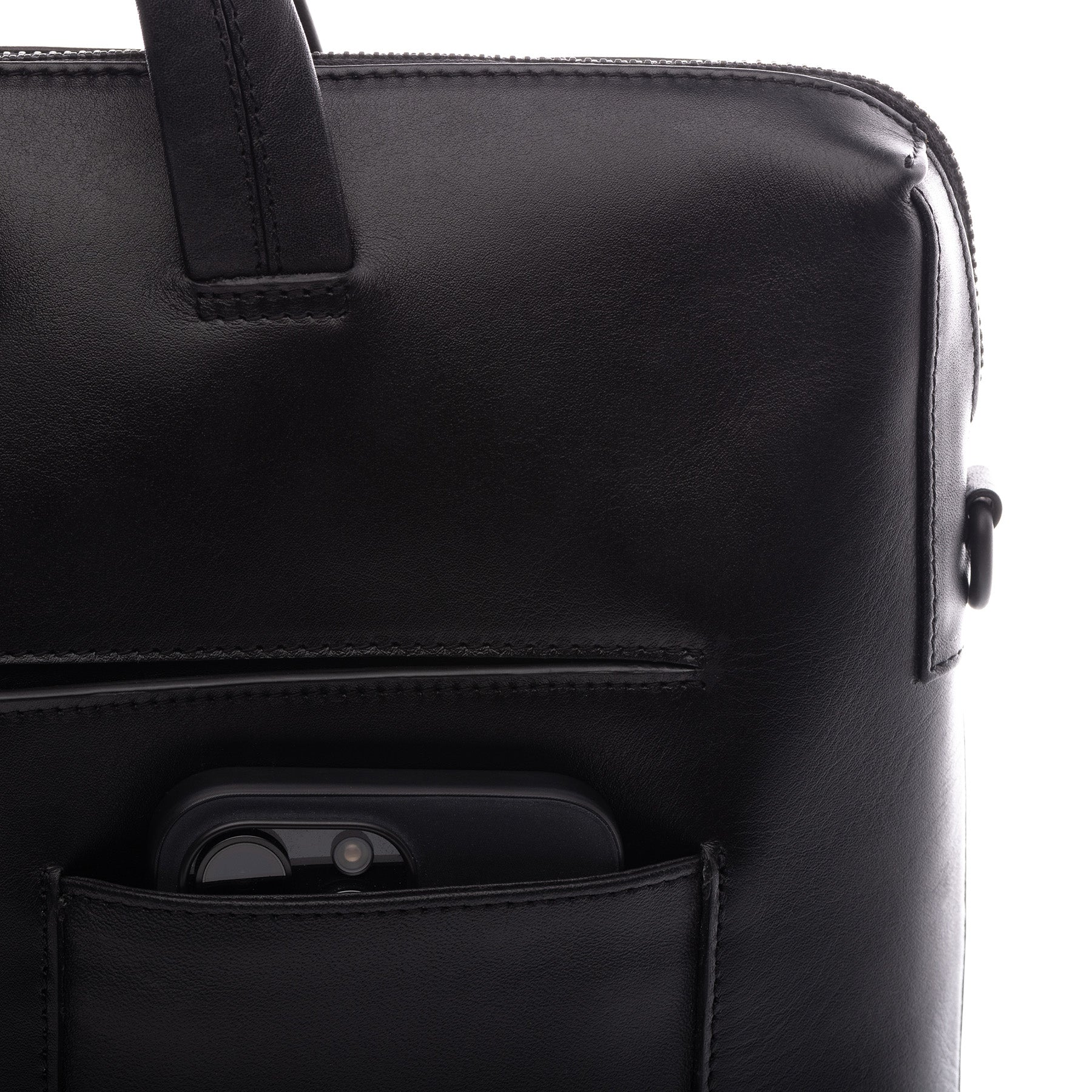 FEYNSINN Laptoptasche Leder ENNO schwarz Businesstasche 44312