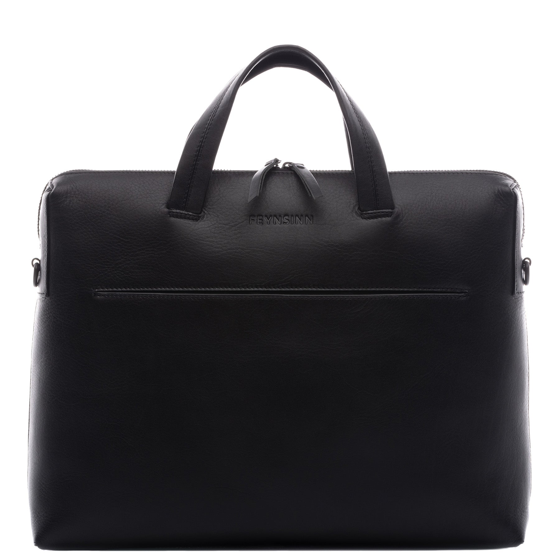 FEYNSINN Laptoptasche Leder ENNO schwarz Businesstasche 44306