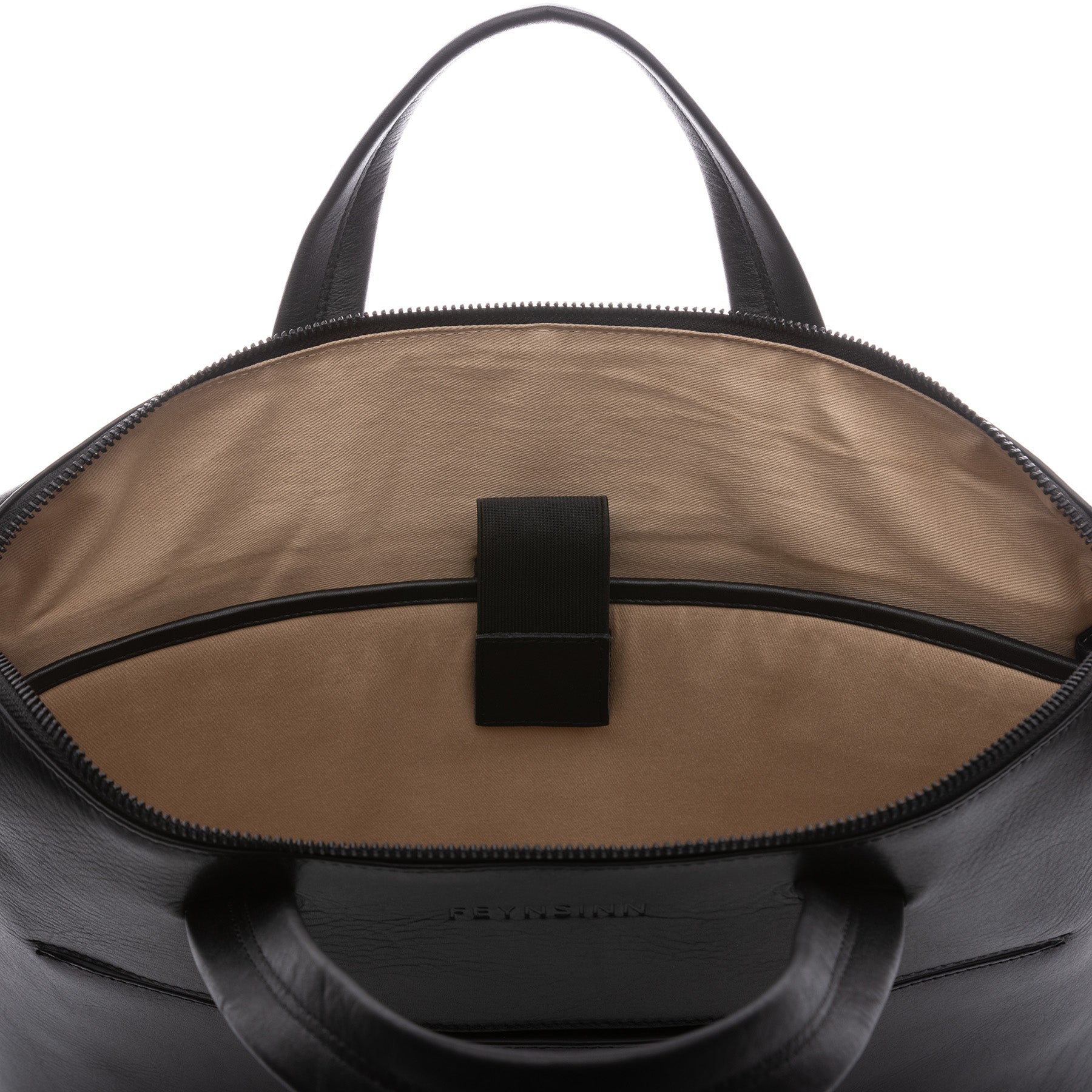 FEYNSINN Laptoptasche Leder ENNO schwarz Businesstasche 50080