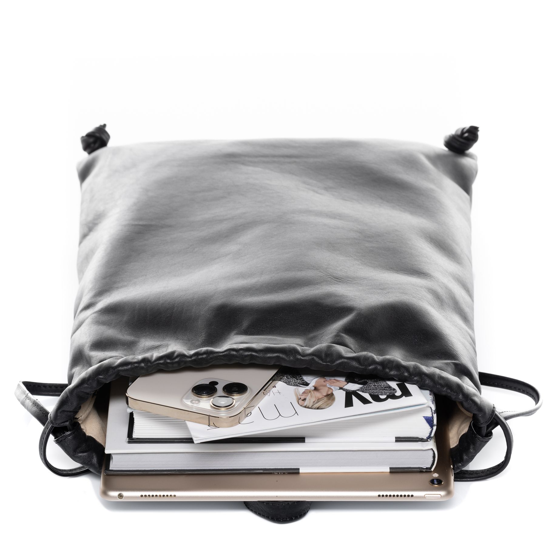 FEYNSINN BERLIN Rucksack Leder NIK schwarz 36684