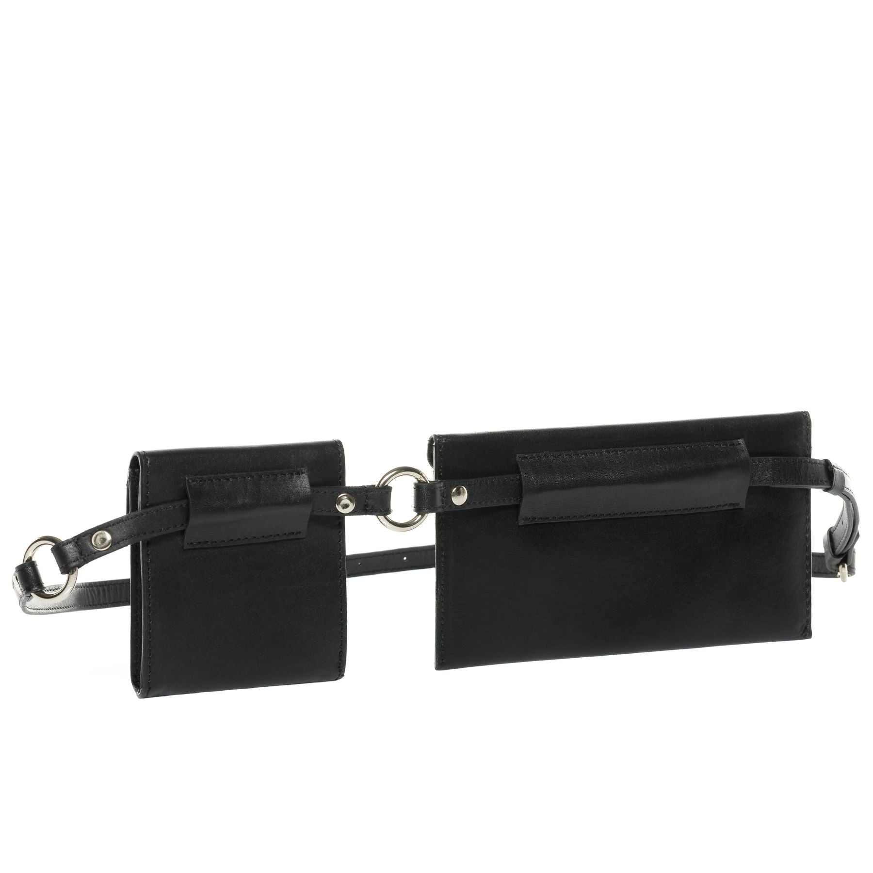 FEYNSINN BERLIN Hüfttasche & Umhängetasche Leder klein VINCE schwarz 27140