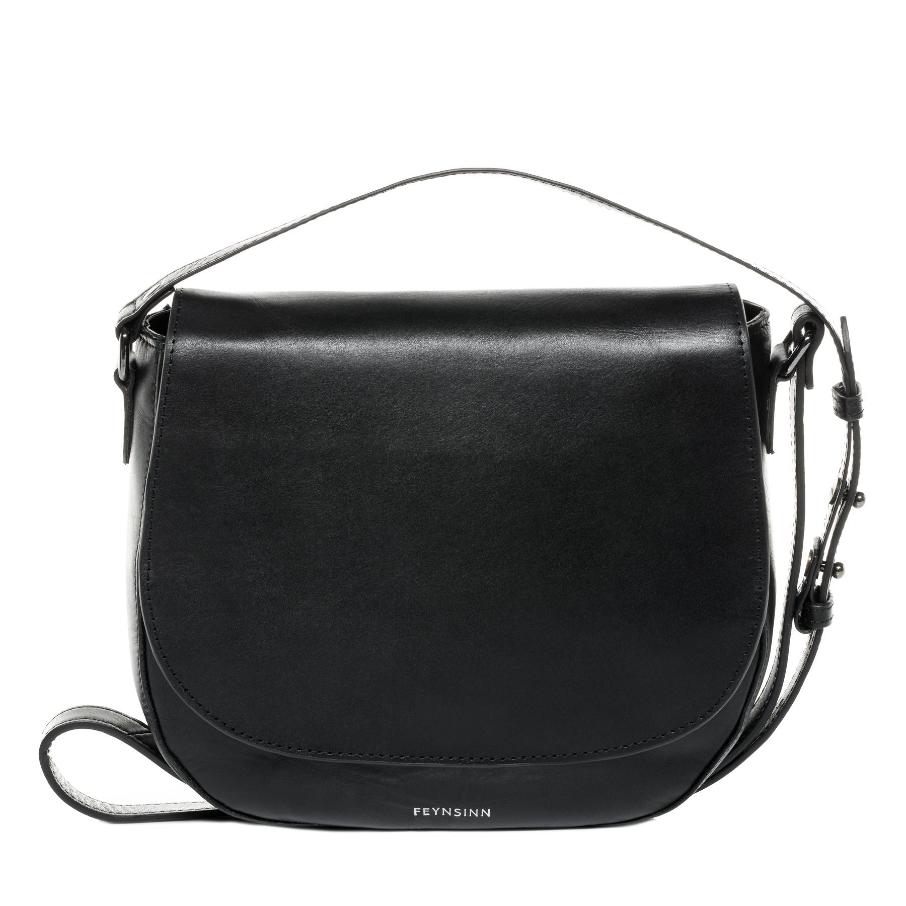 FEYNSINN BERLIN Schultertasche Leder klein ZOE schwarz 27143