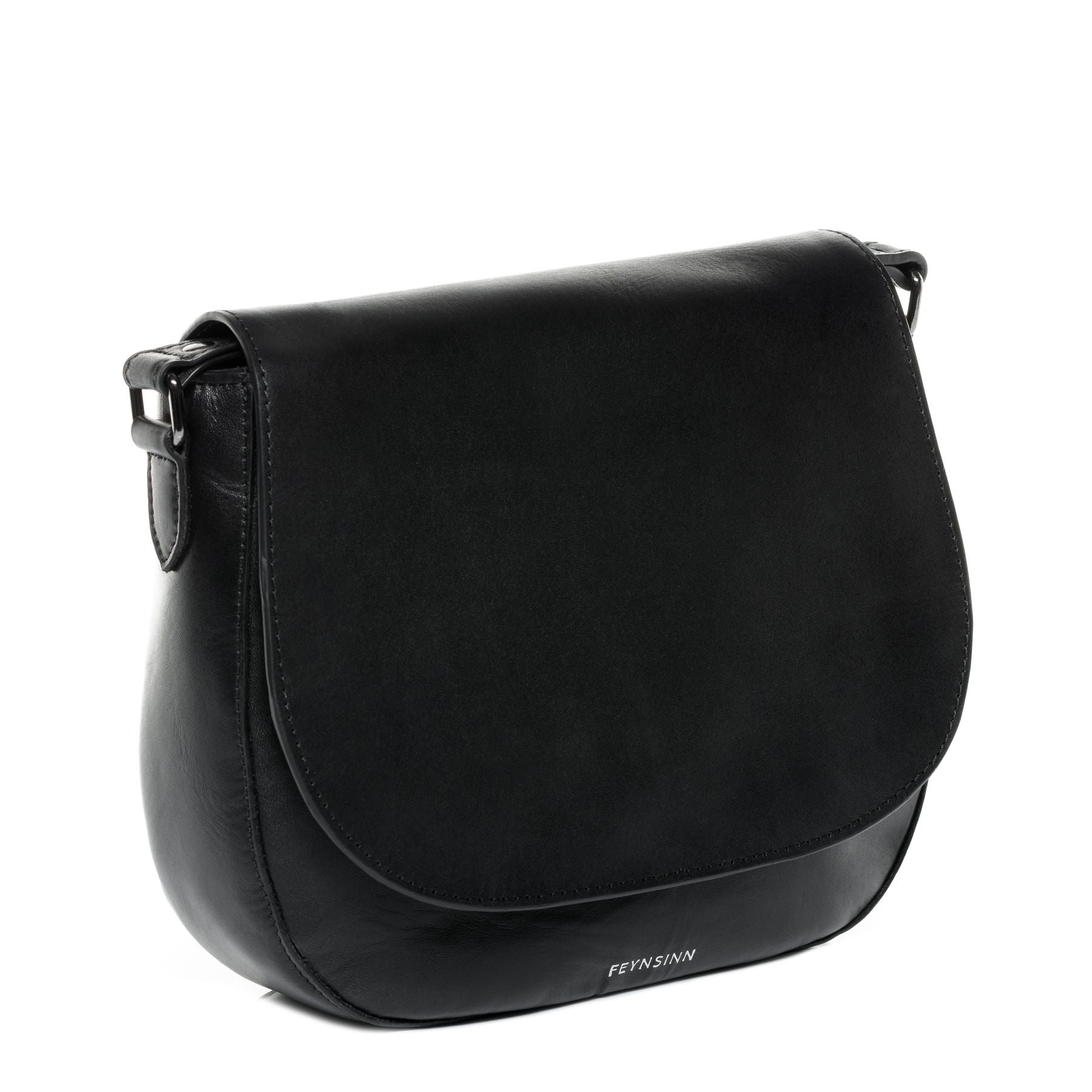 FEYNSINN BERLIN Schultertasche Leder klein ZOE schwarz 27144