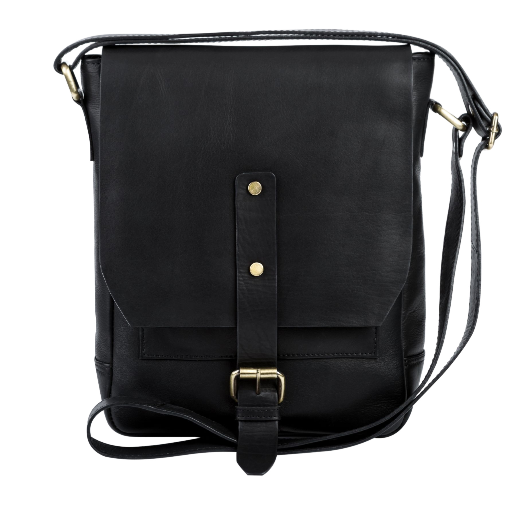 FEYNSINN BERLIN Messenger Bag Leder Postbag klein JACKSON schwarz 28761