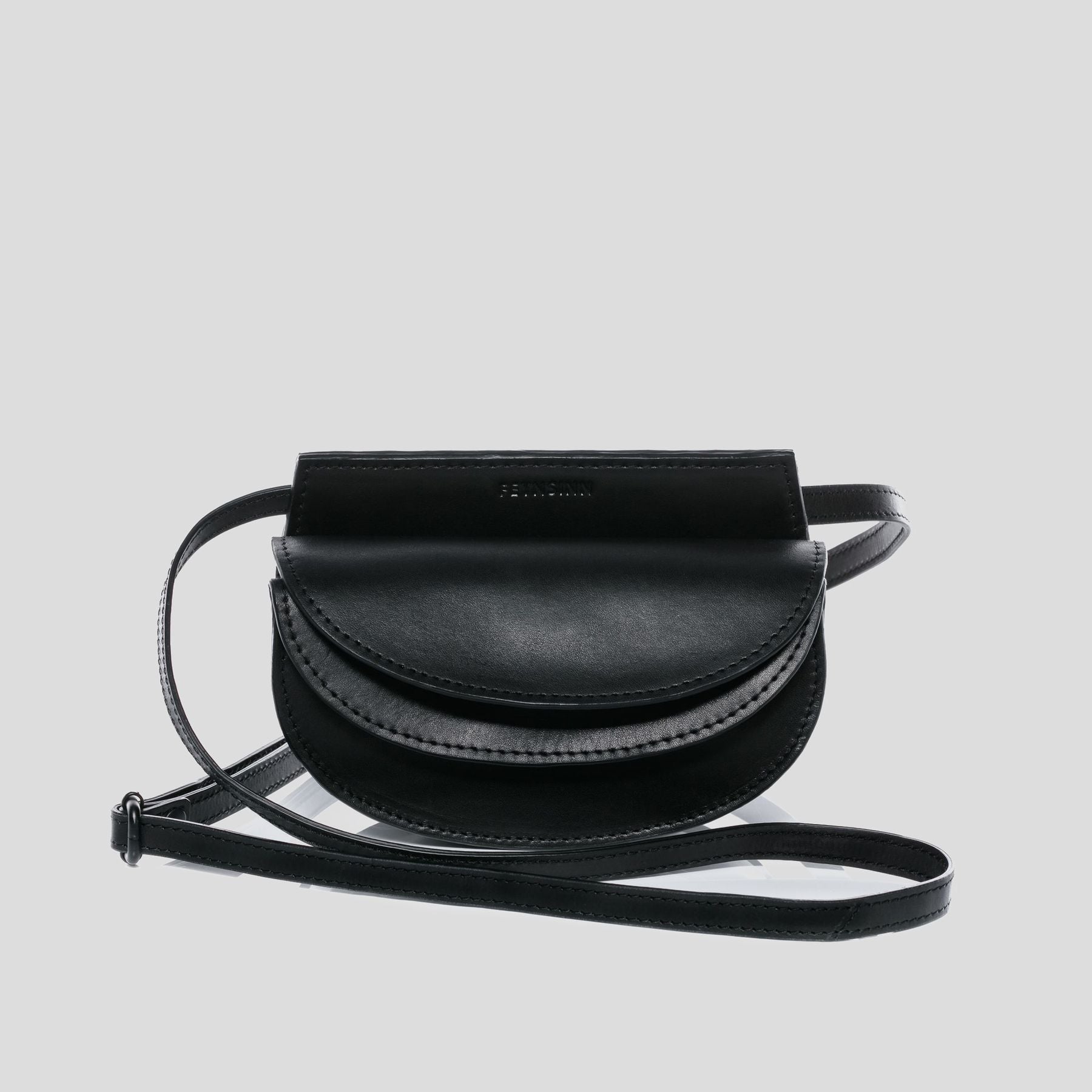 FEYNSINN BERLIN Umhängetasche Leder klein MARVI schwarz 27763