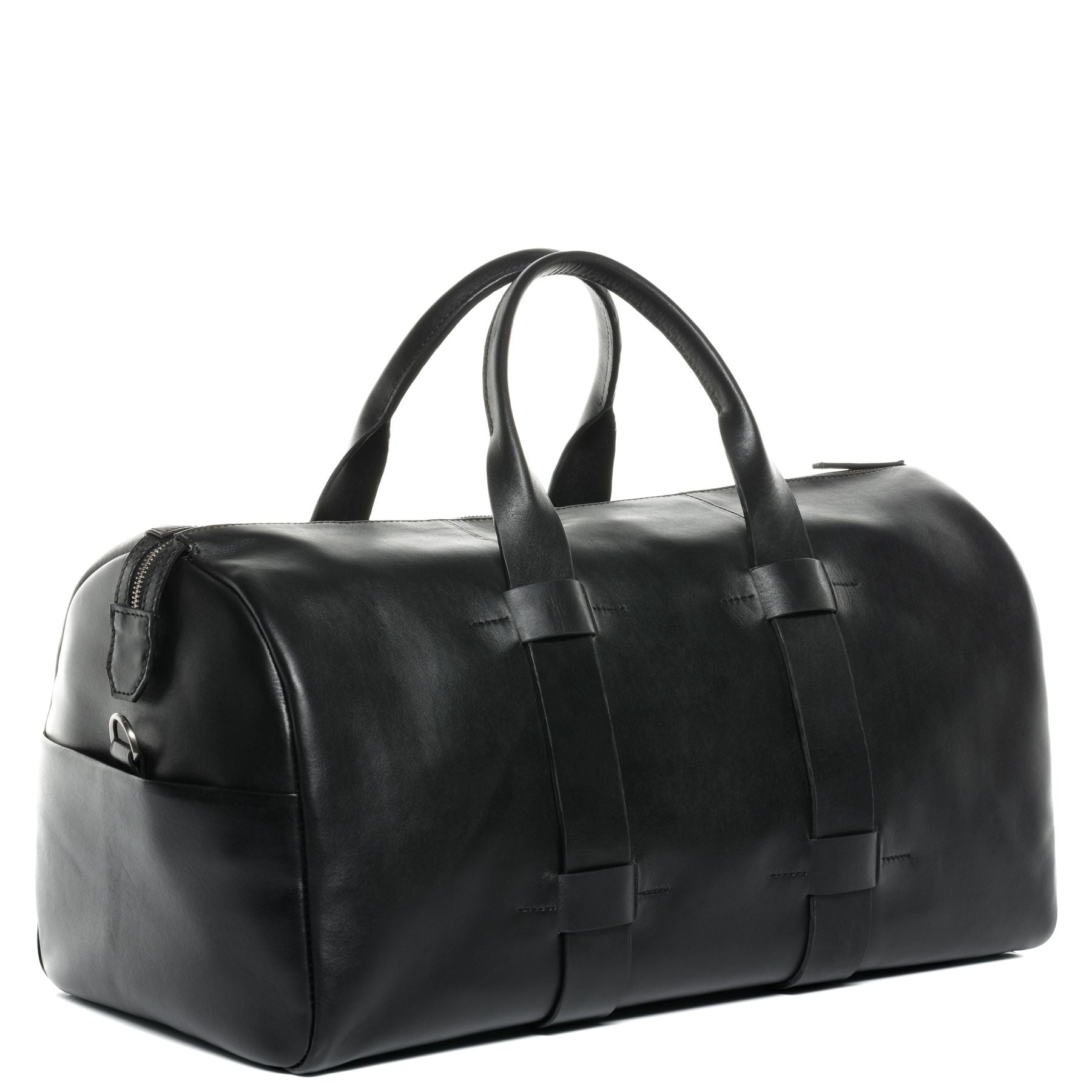 FEYNSINN BERLIN Reisetasche Weekender Leder TROY schwarz 27569