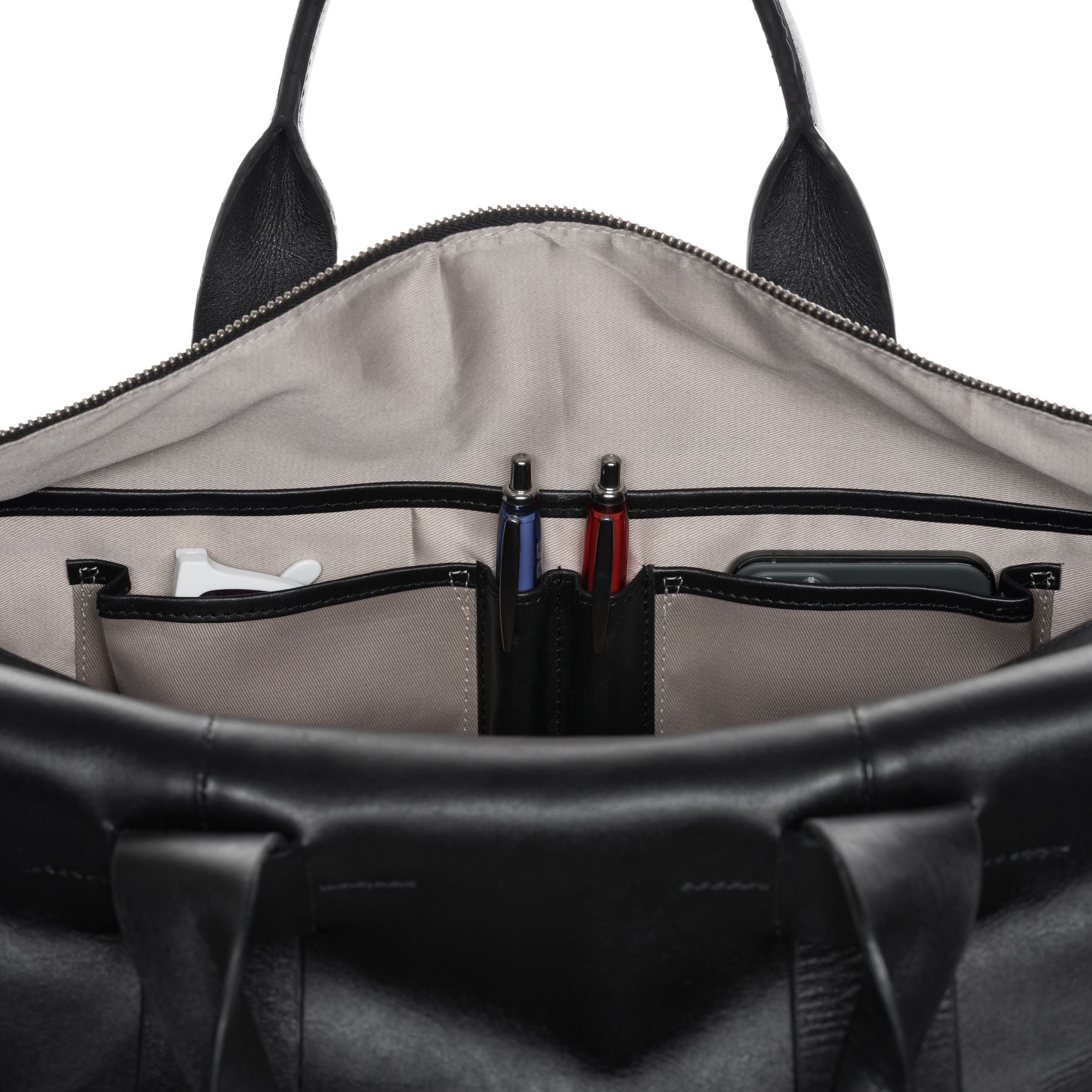 FEYNSINN BERLIN Reisetasche Weekender Leder TROY schwarz 27572