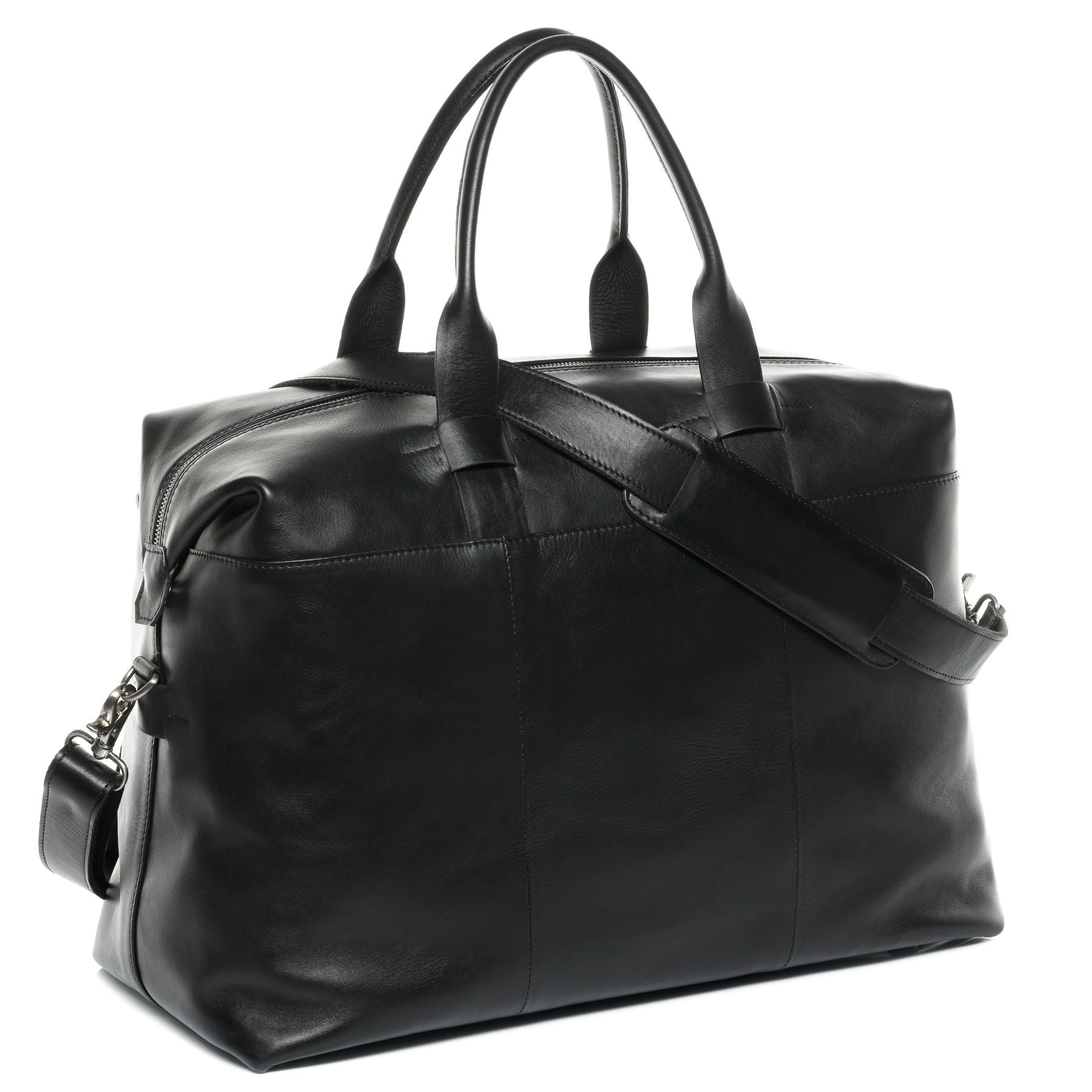 FEYNSINN BERLIN Reisetasche groß Leder TROY schwarz 27561