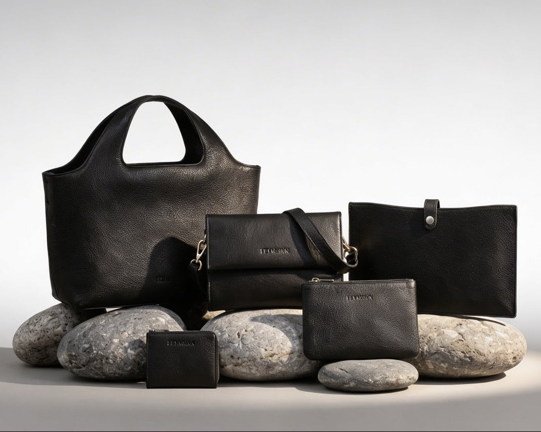 5er Set Nea auf Steinen angeordnet