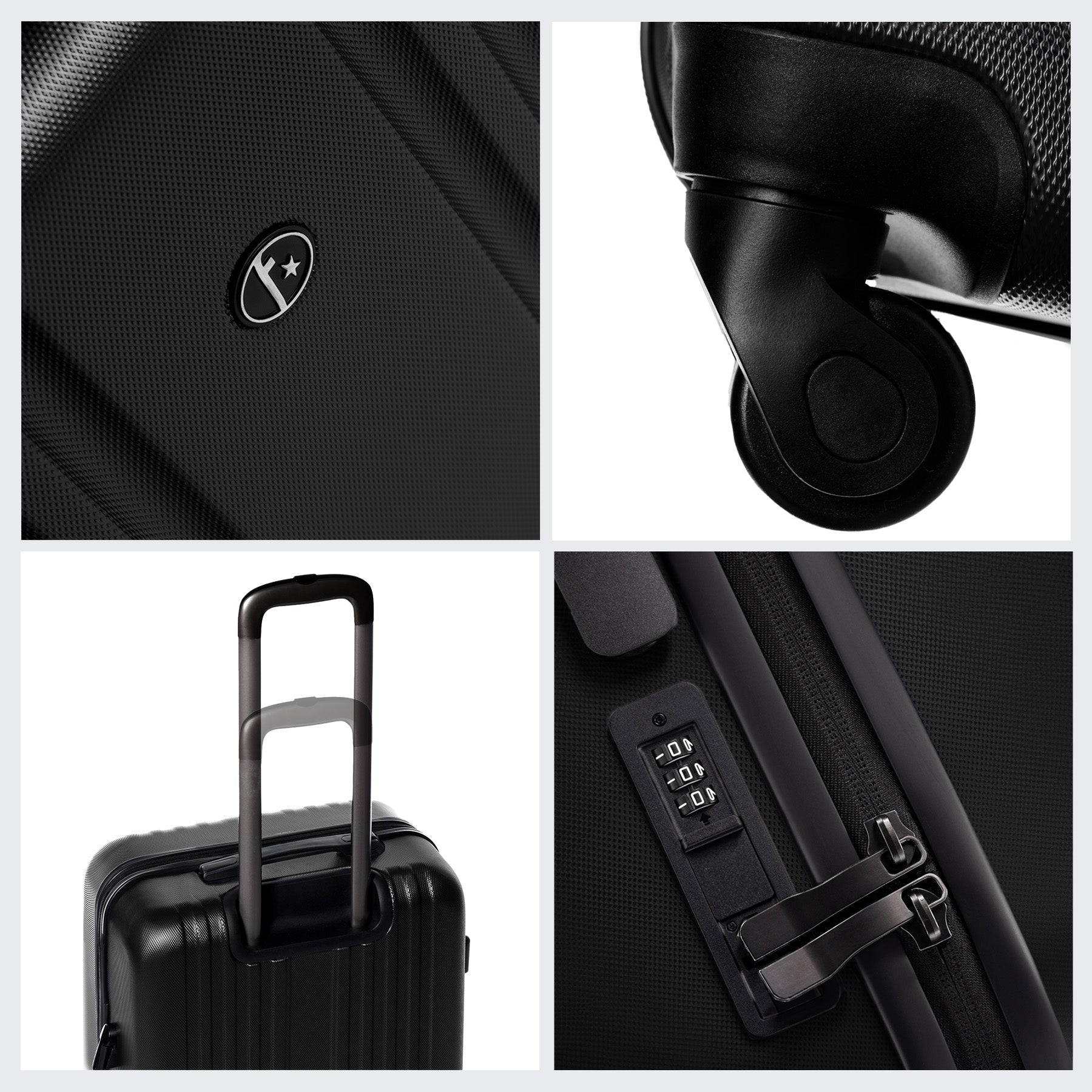 FERGÉ Kofferset 3-teilig Marseille gelb 3er Trolley Set 46868