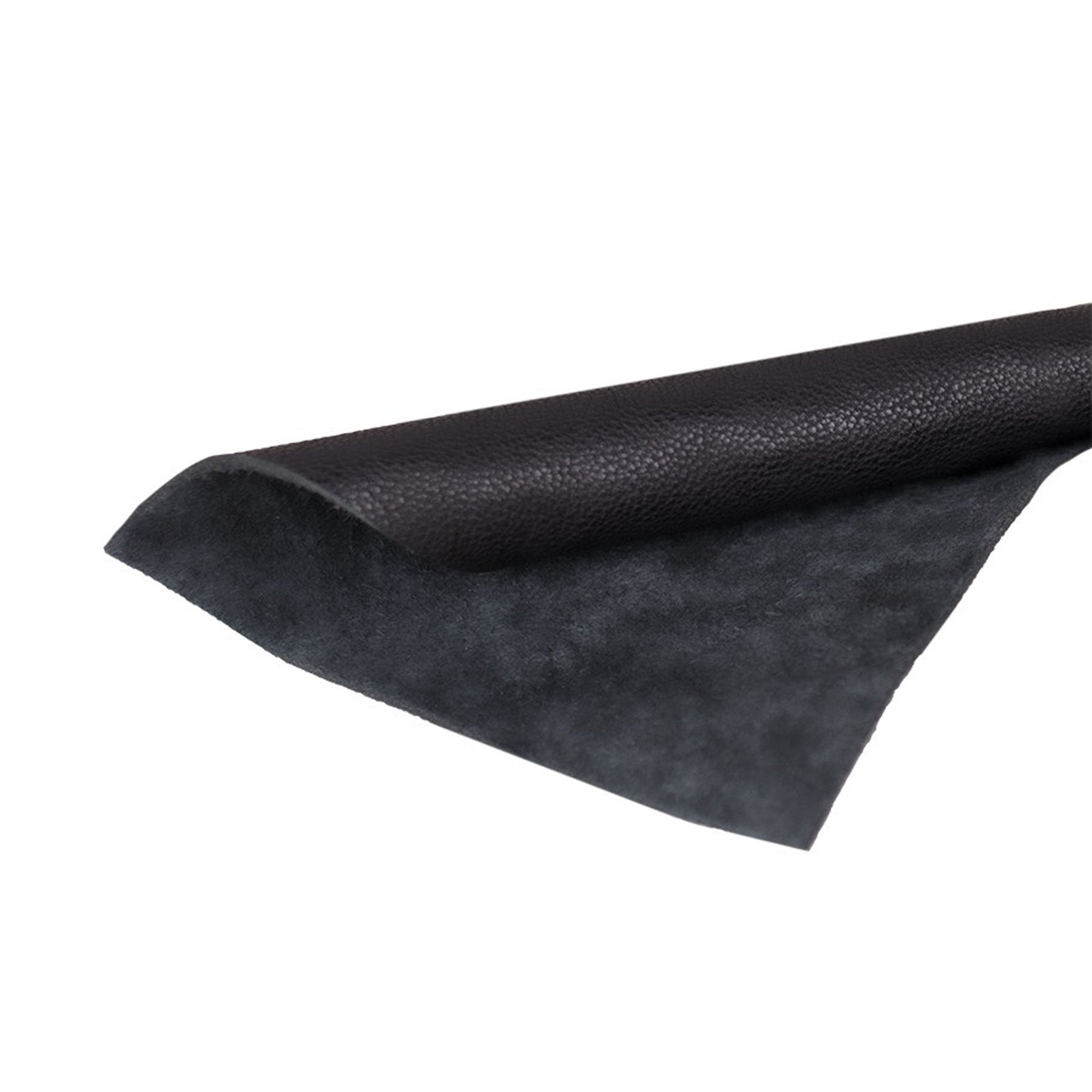 Floater Leder leichte Struktur schwarz