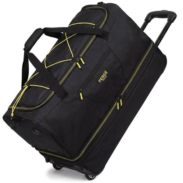 noir et jaune / Bagage à main