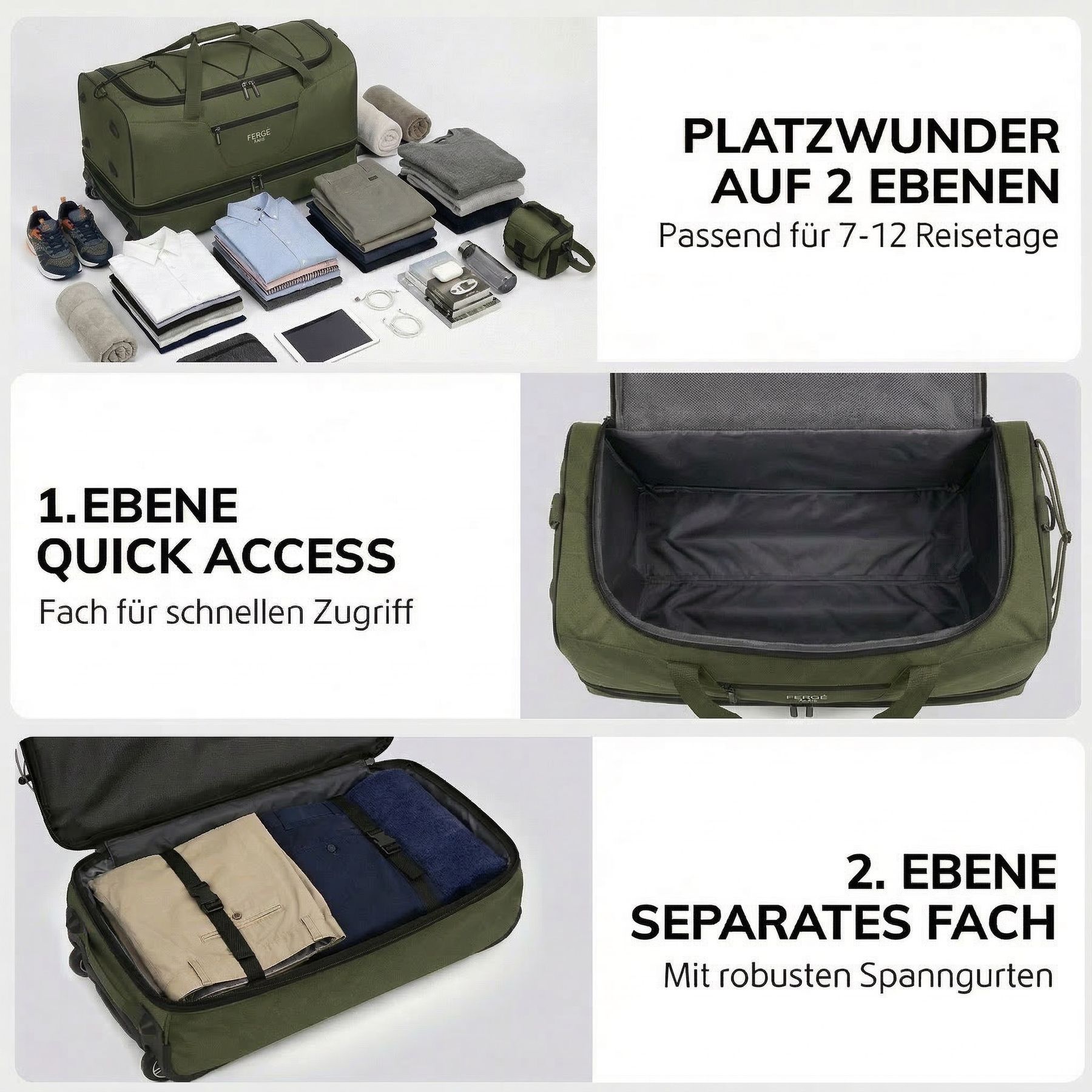 Paris2.0_Olive_Schwarz_Handgepäck_Stauraum