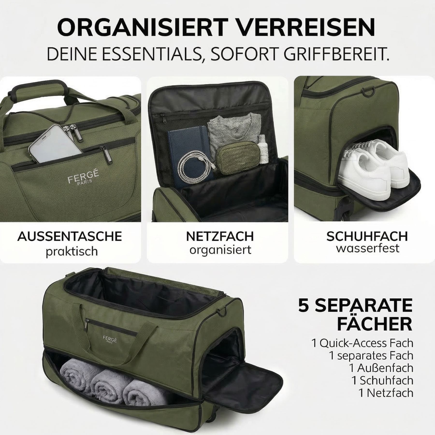 Paris2.0_Olive_Schwarz_Handgepäck_Fächer