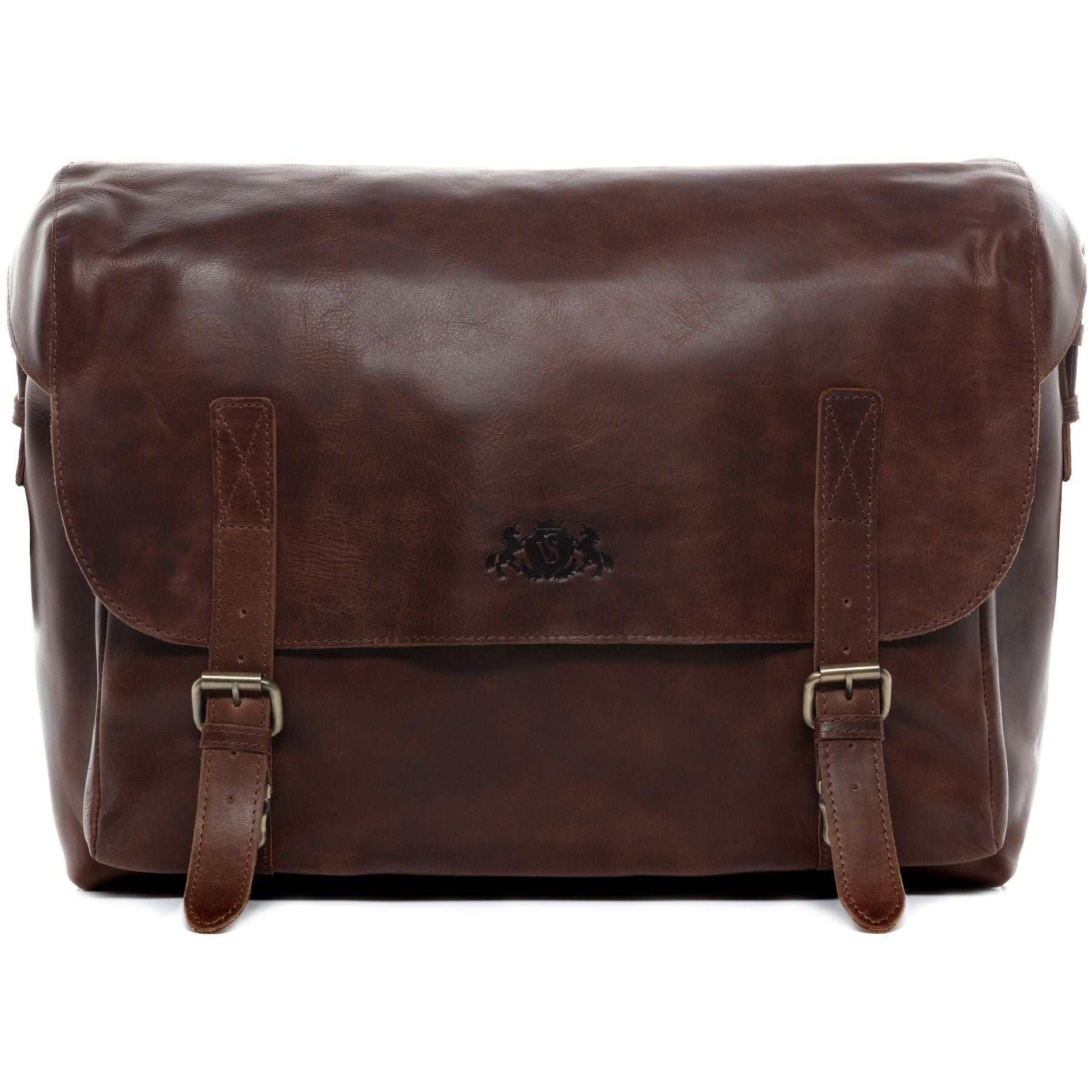 SID & VAIN Aktentasche Leder XL ETON braun-cognac 19723