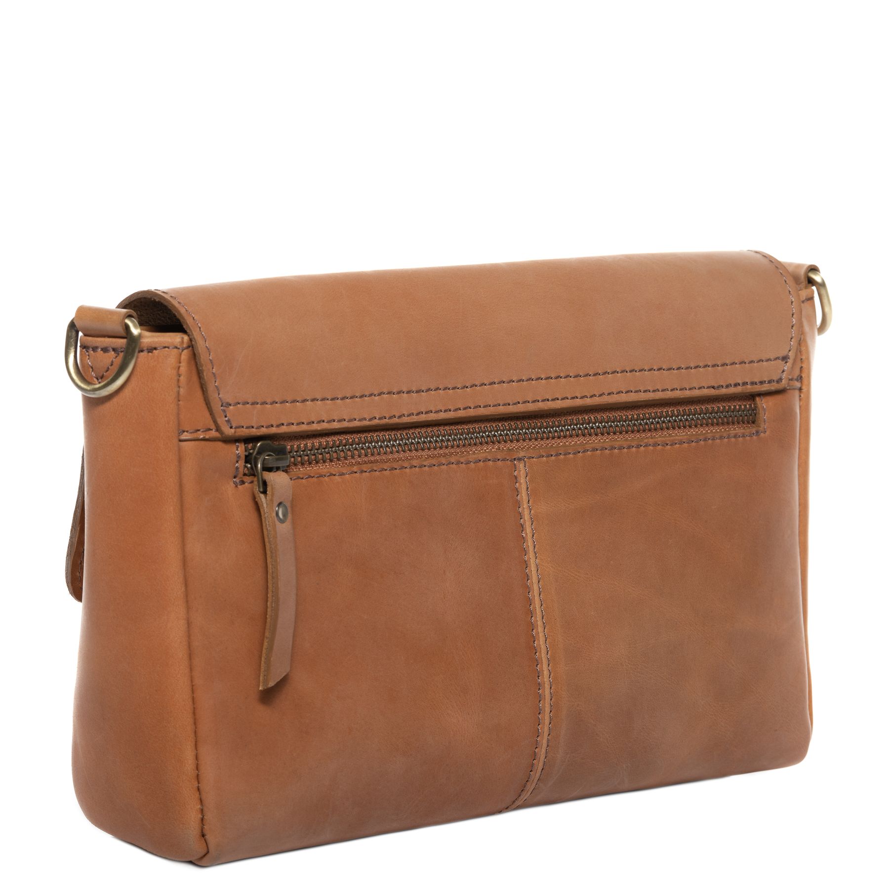 SID & VAIN Schultertasche Leder & Clutch Leder ELSA natural-light-tan 34577